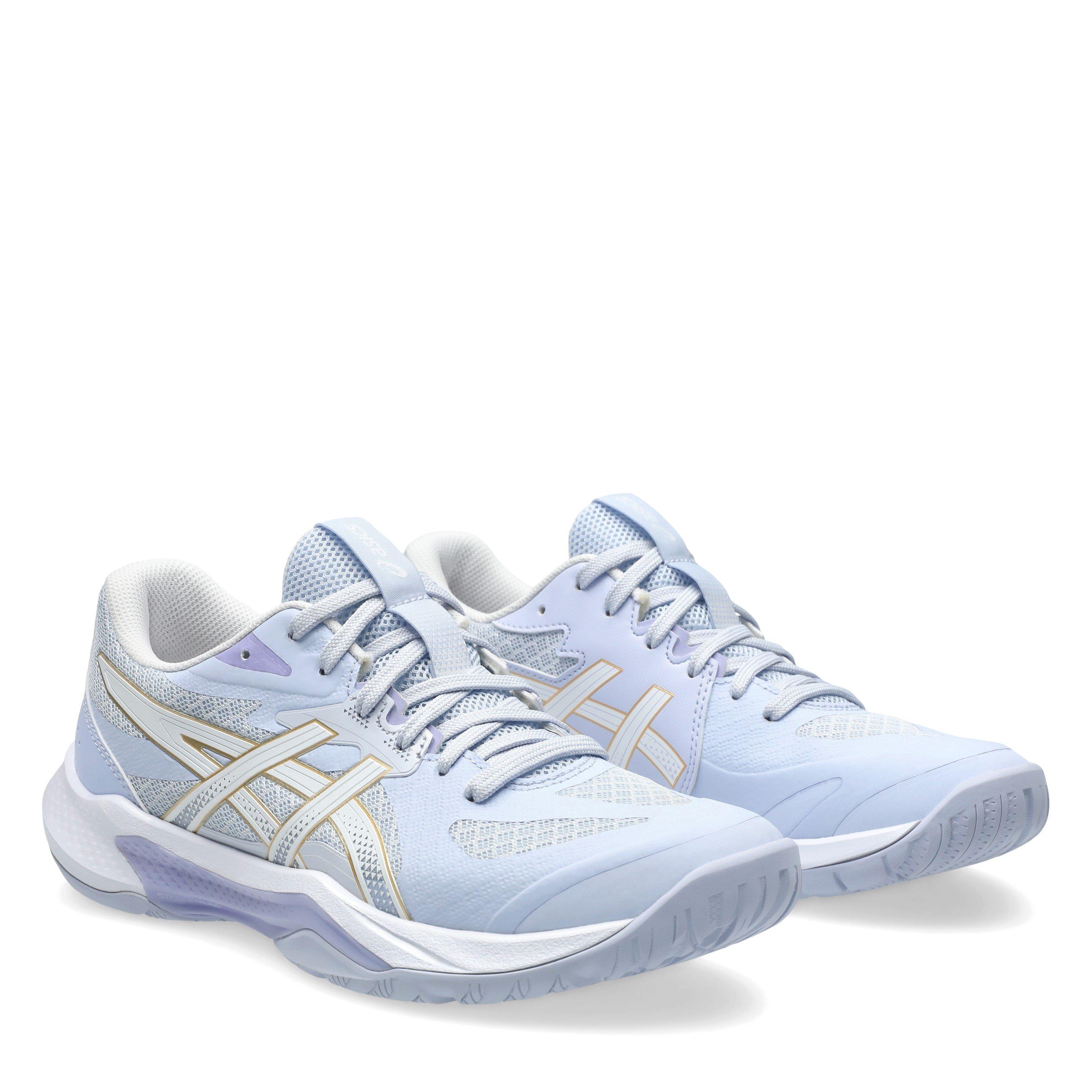 BLUE FADE/WHITE - Asics - GEL-Tactic 13 Womens Badminton Shoes - 4
