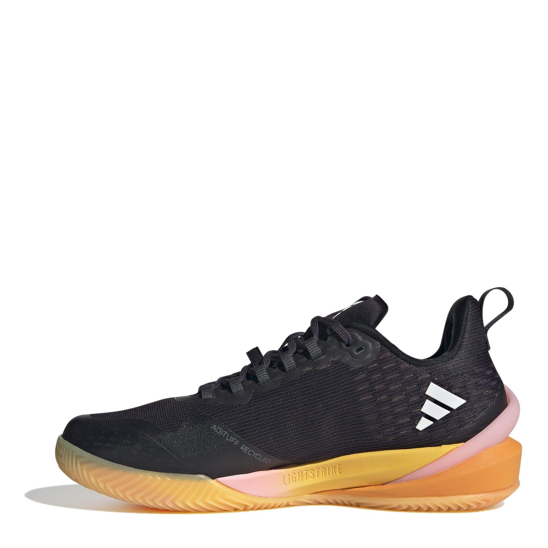 Blk/Met/Sprk - adidas - Adizero Cybersonic Clay Tennis Shoes Womens - 2