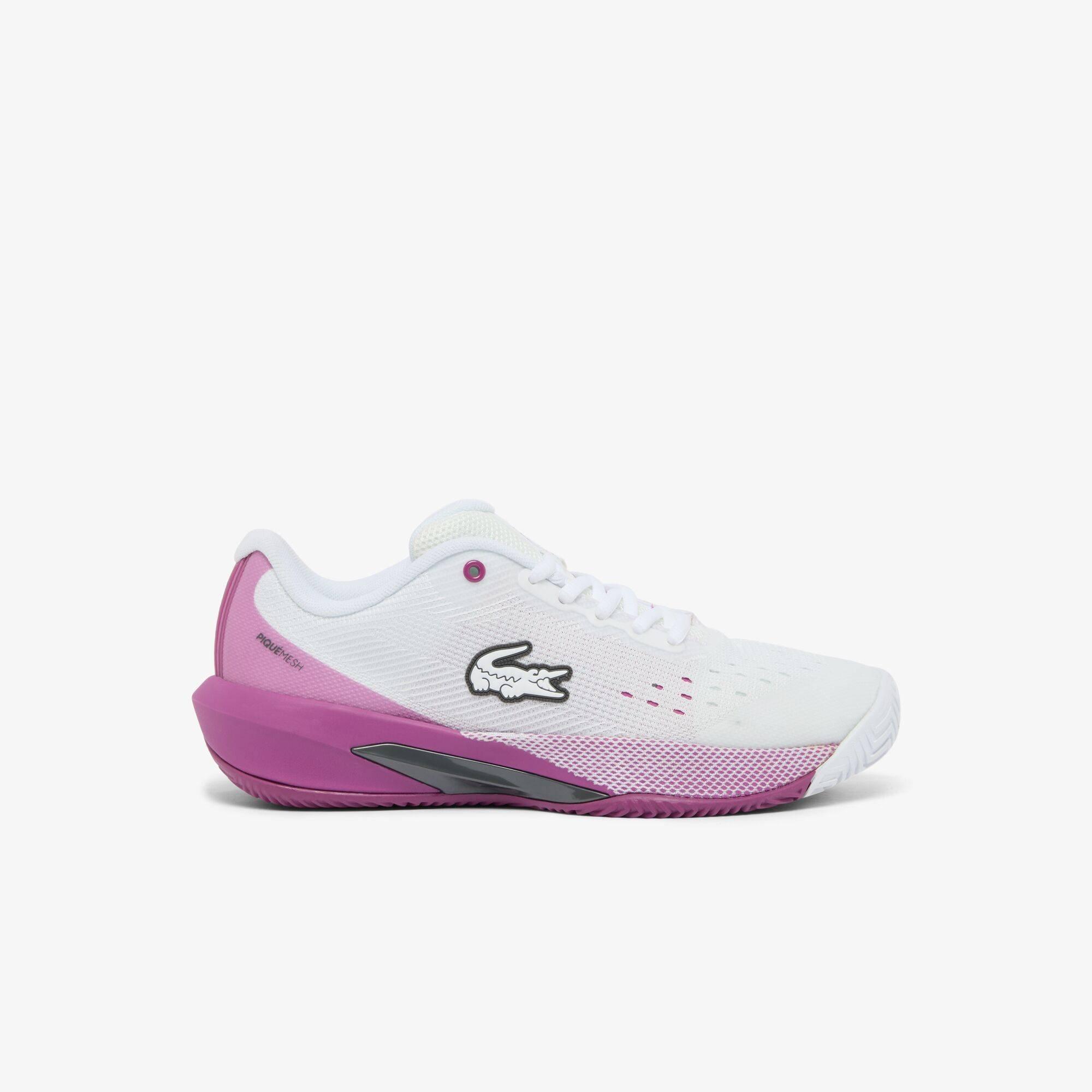 Lacoste Women's Ag-Lt Evo 226 Tennis Shoes - Wht/Purp - 4 (37)