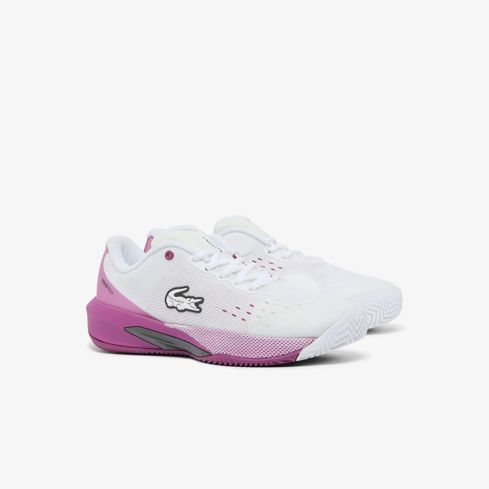 Wht/Purp - Lacoste - Women's AG-LT EVO 226 Tennis Shoes - 3