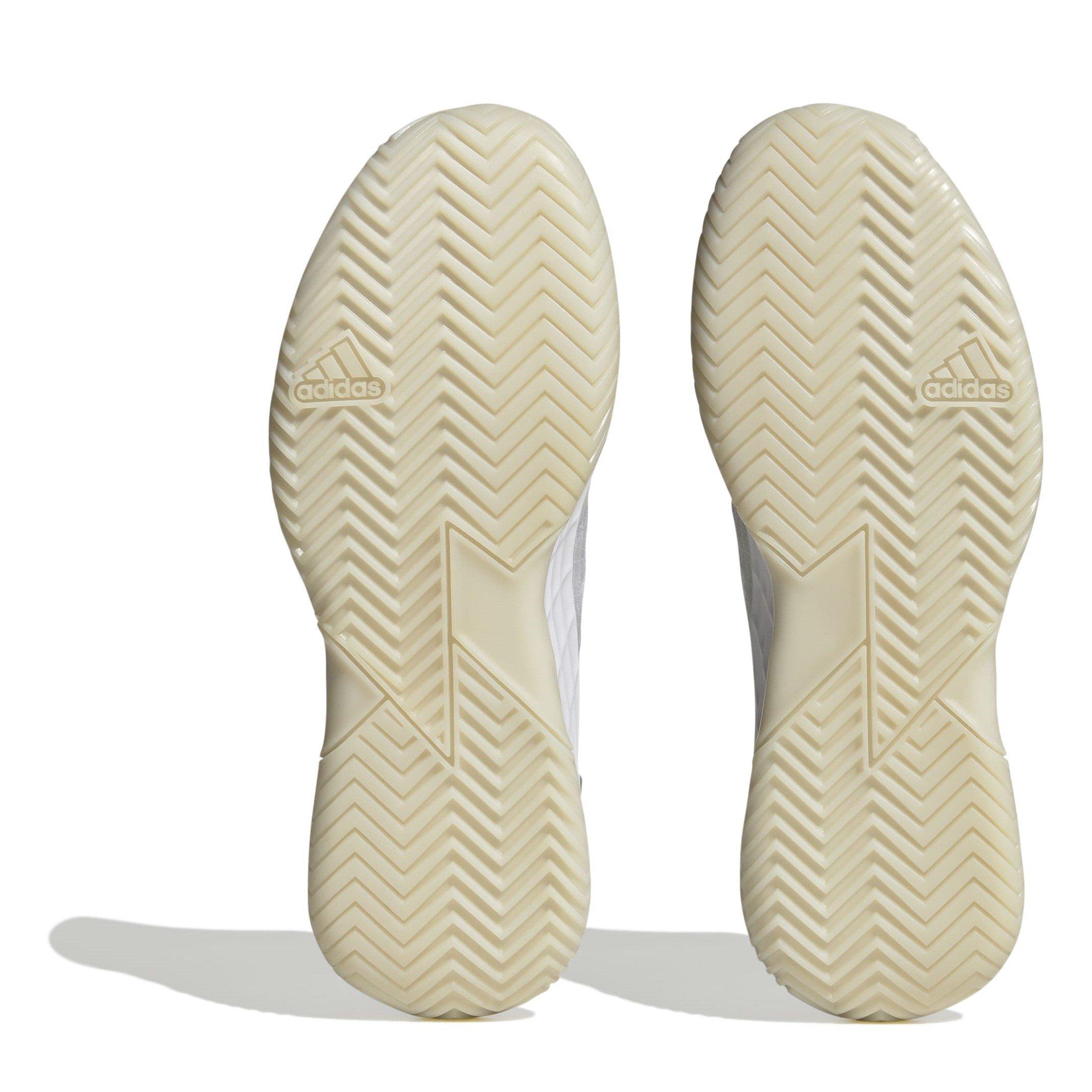 Wht/Slvr/Gry - adidas - Adizero Ubersonic 4.1 W Tennis Shoes Womens - 6