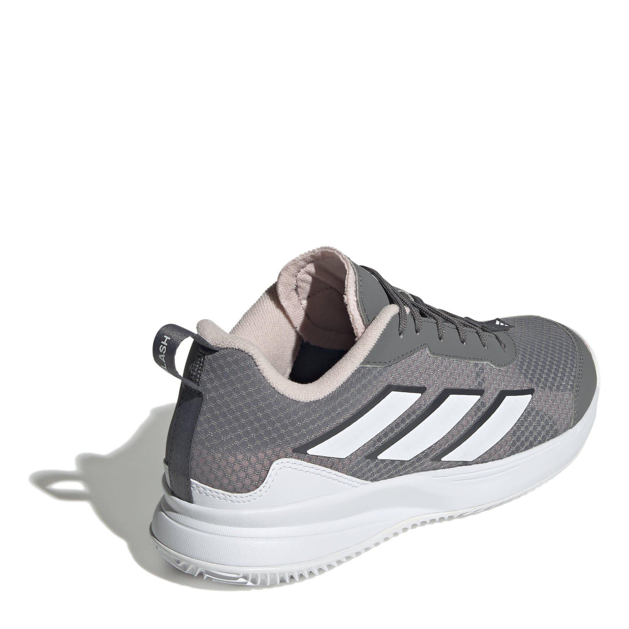 GRE/BIJ/ROZ - adidas - Avaflash Clay Tennis Shoes Womens - 4