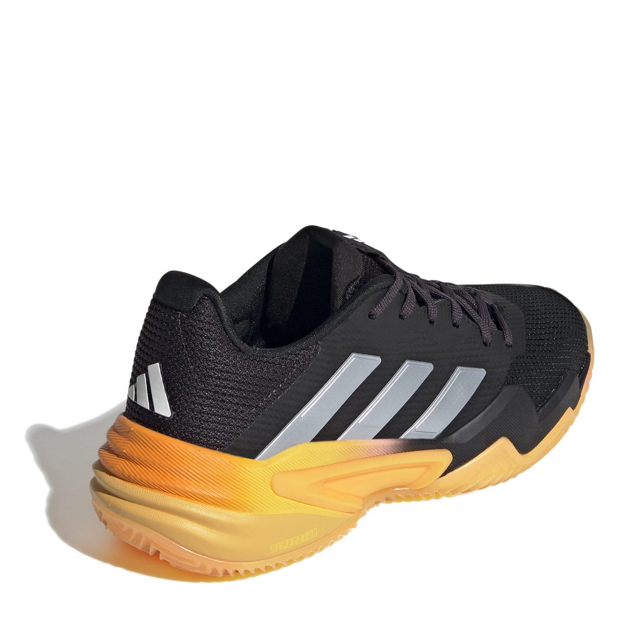 Blk/Met/Sprk - adidas - Barricade 13 Tennis Shoes Womens - 4