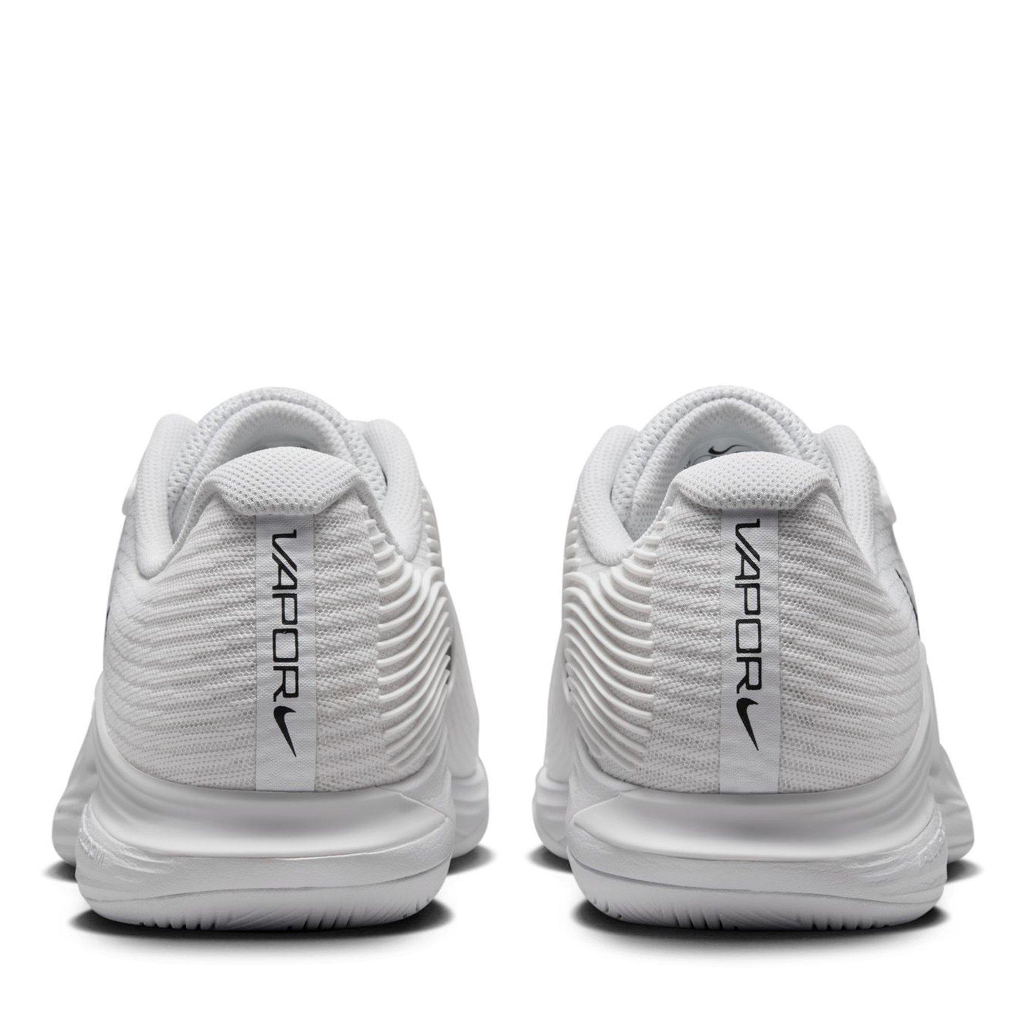 White/Black - Nike - Nike Vapor 12 Hard Court Tennis Shoes Womens - 5