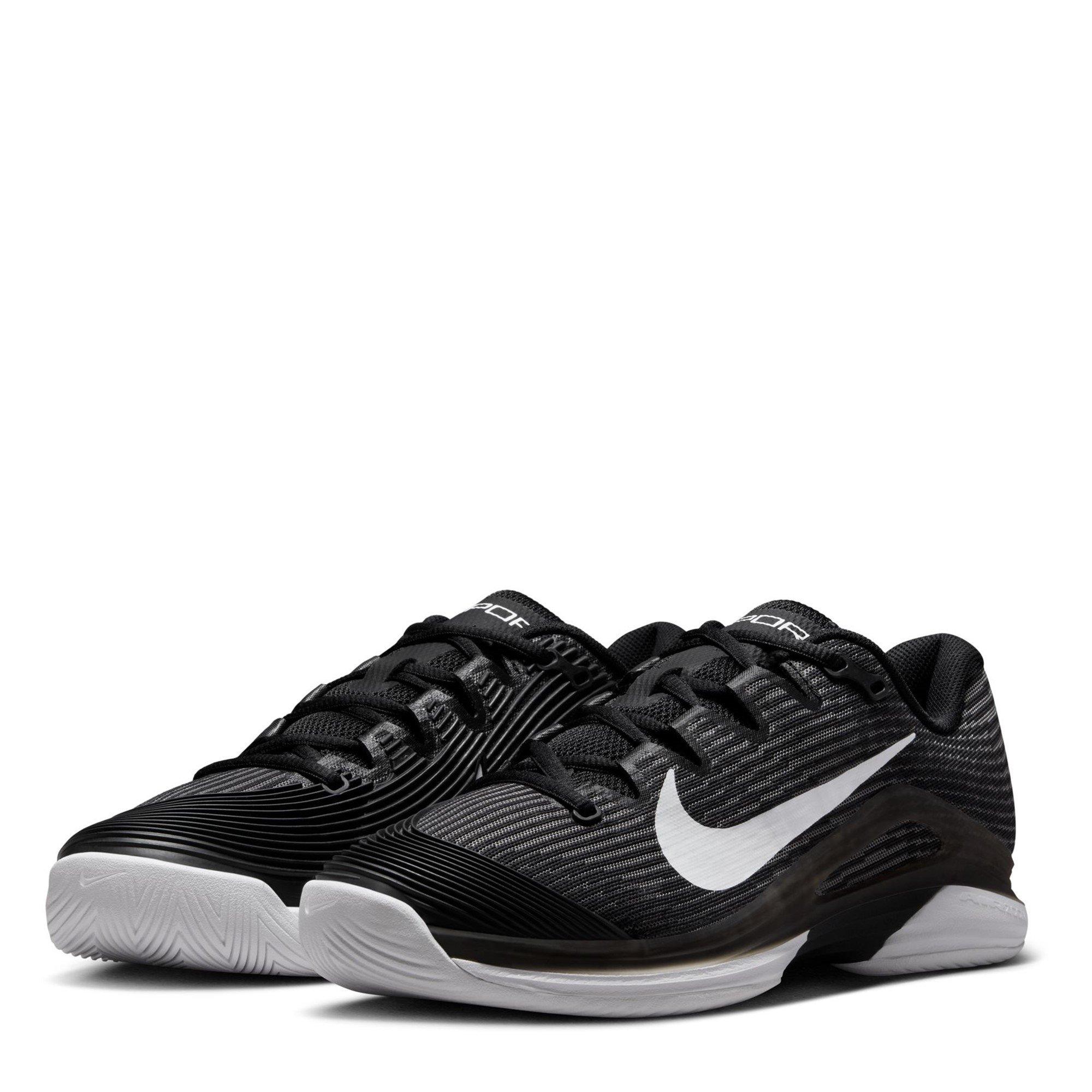 Zwart/Wit - Nike - Nike Nike Vapor 12 Hard Court Tennis Shoes Womens - 4