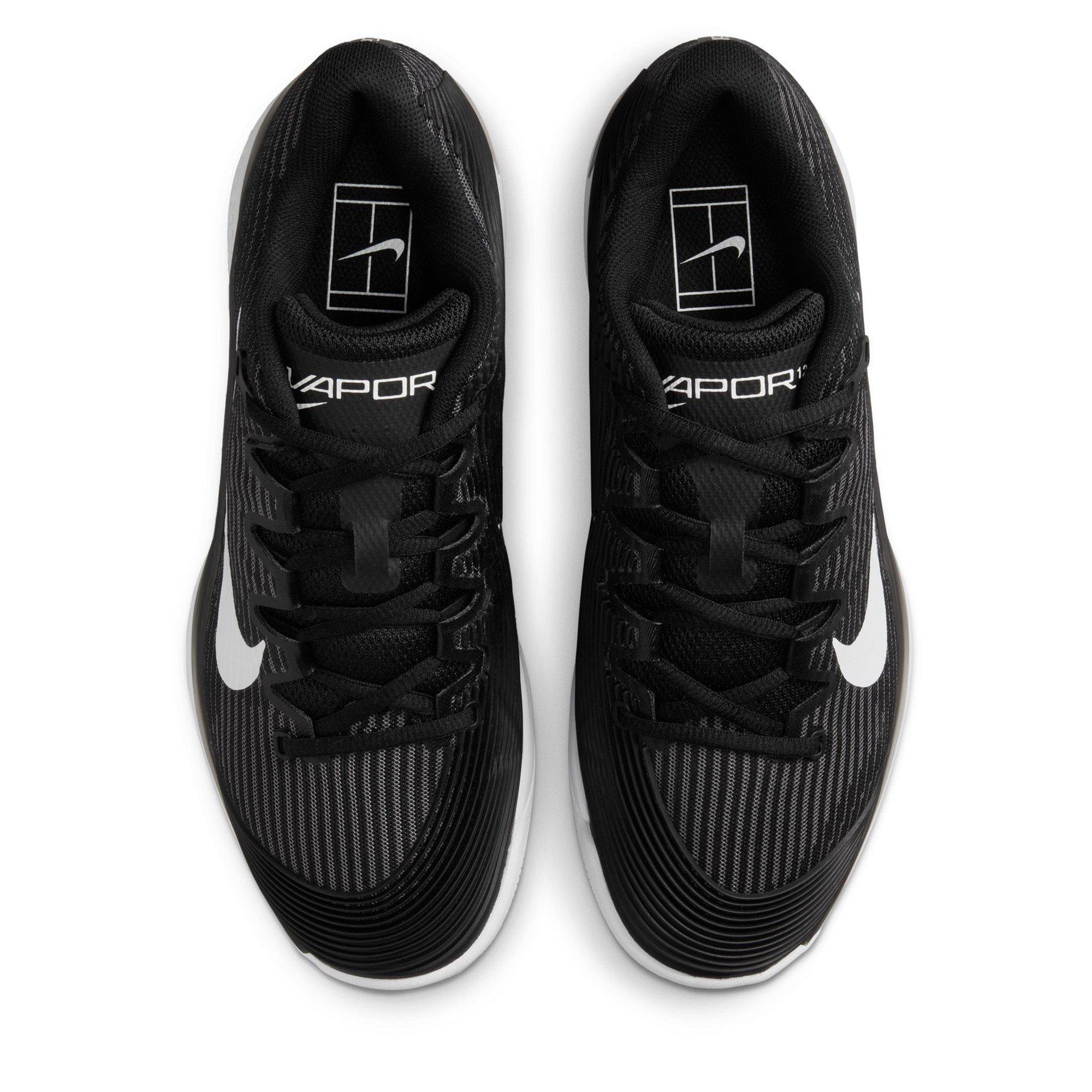 Zwart/Wit - Nike - Nike Nike Vapor 12 Hard Court Tennis Shoes Womens - 6