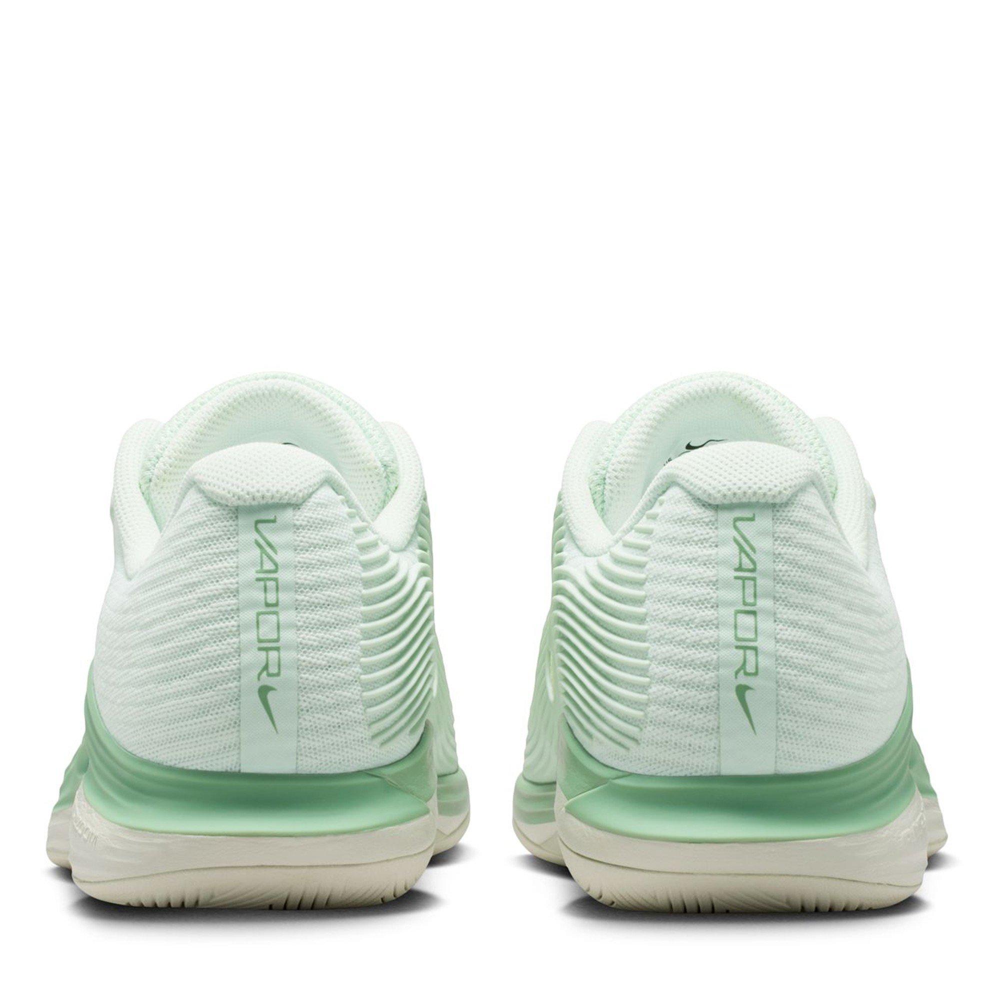 Steam/White - Nike - Nike Vapor 12 Hard Court Tennis Shoes Womens - 5