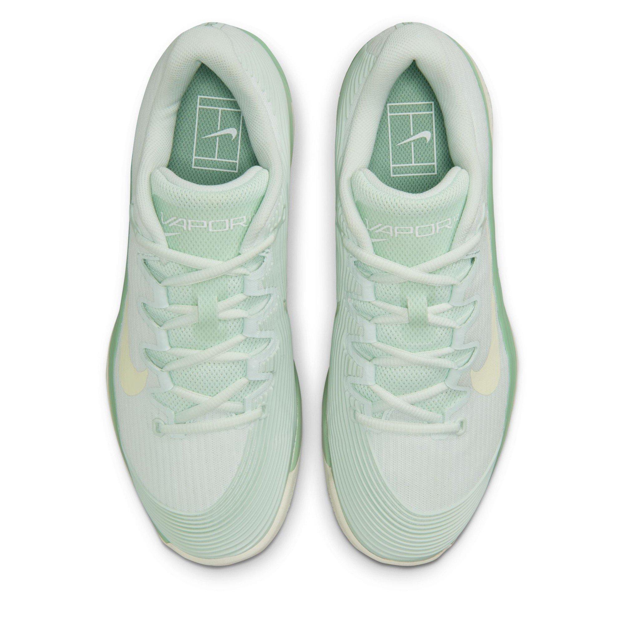 Steam/White - Nike - Nike Vapor 12 Hard Court Tennis Shoes Womens - 6