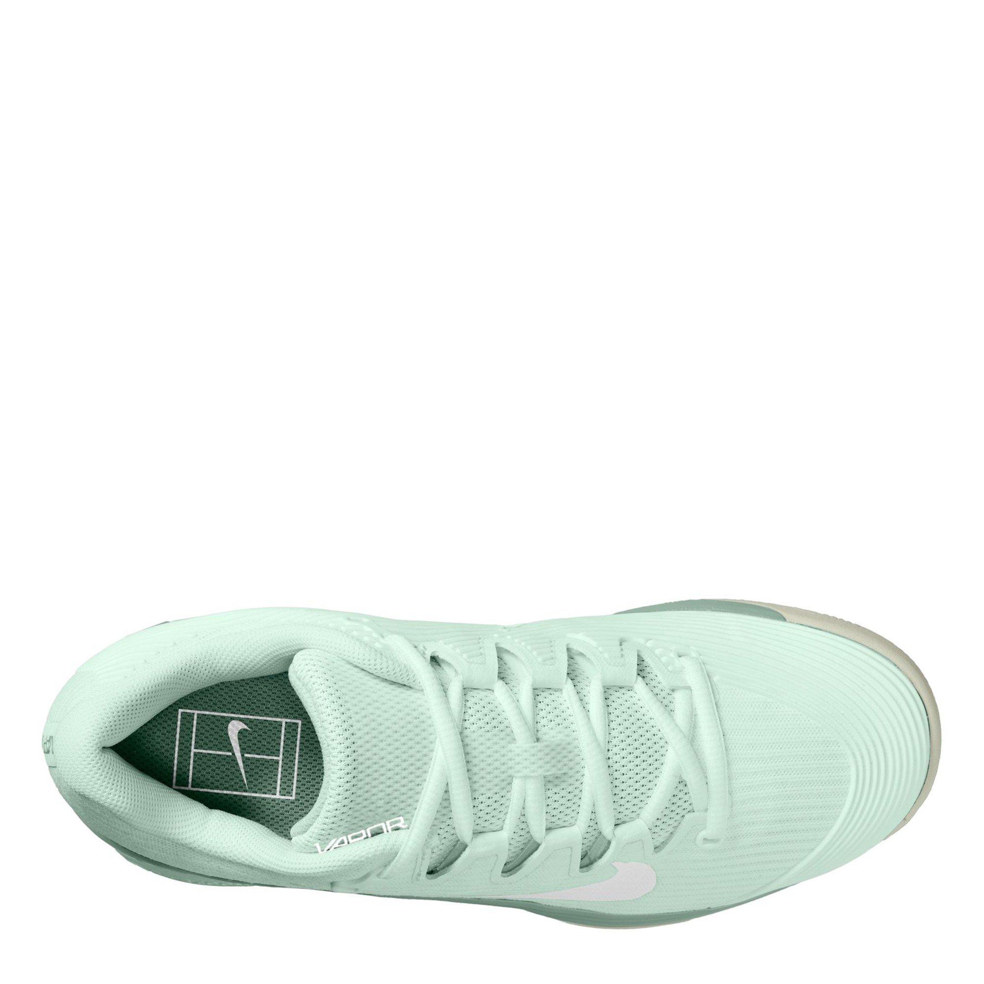 Steam/White - Nike - Nike Vapor 12 Hard Court Tennis Shoes Womens - 9