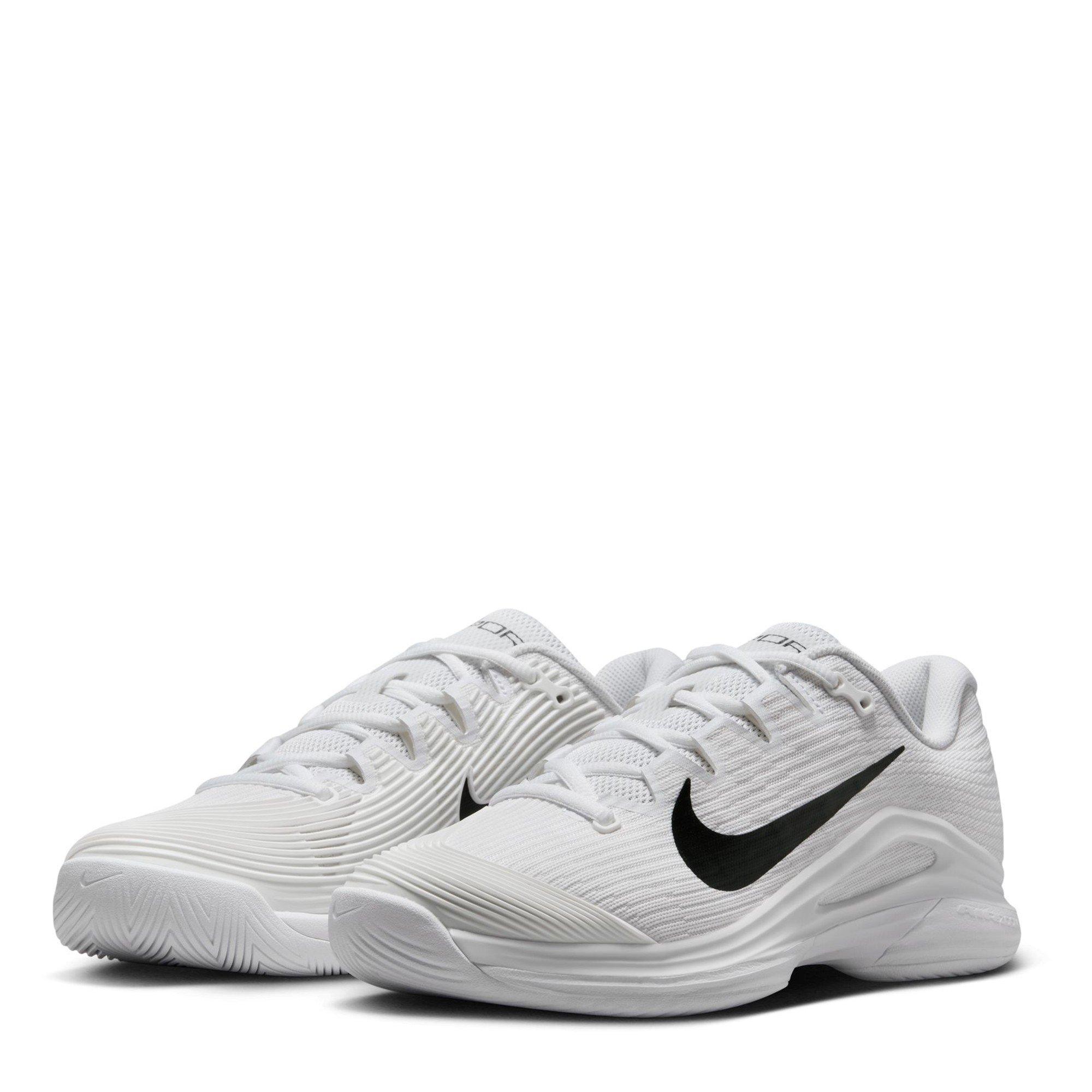 Wit/Zwart - Nike - Nike Vapor 12 Hard Court Tennis Shoes Womens - 5