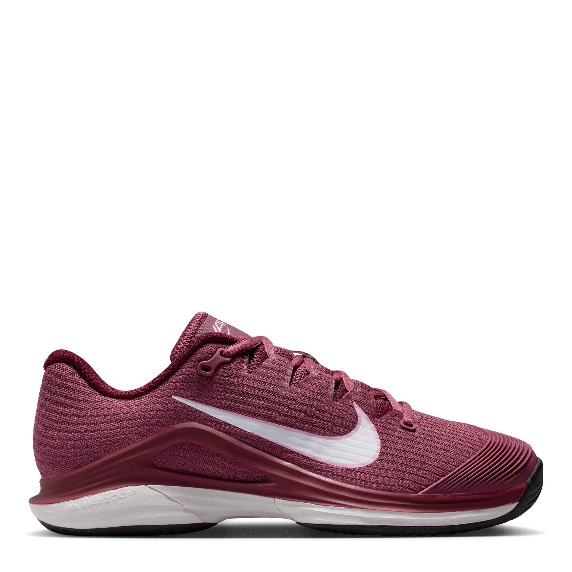 Nike Women's Vapor 12 Hard Court Tennis Shoes - Pink Smk/White - 8 (42.5)