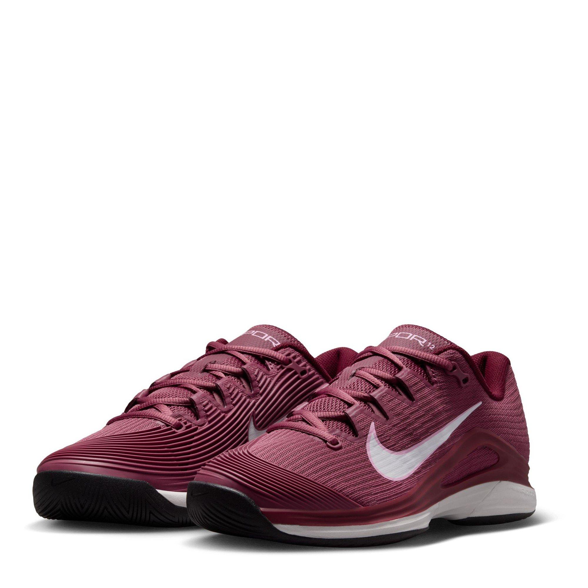 Pink Smk/White - Nike - Nike Vapor 12 Hard Court Tennis Shoes Womens - 4