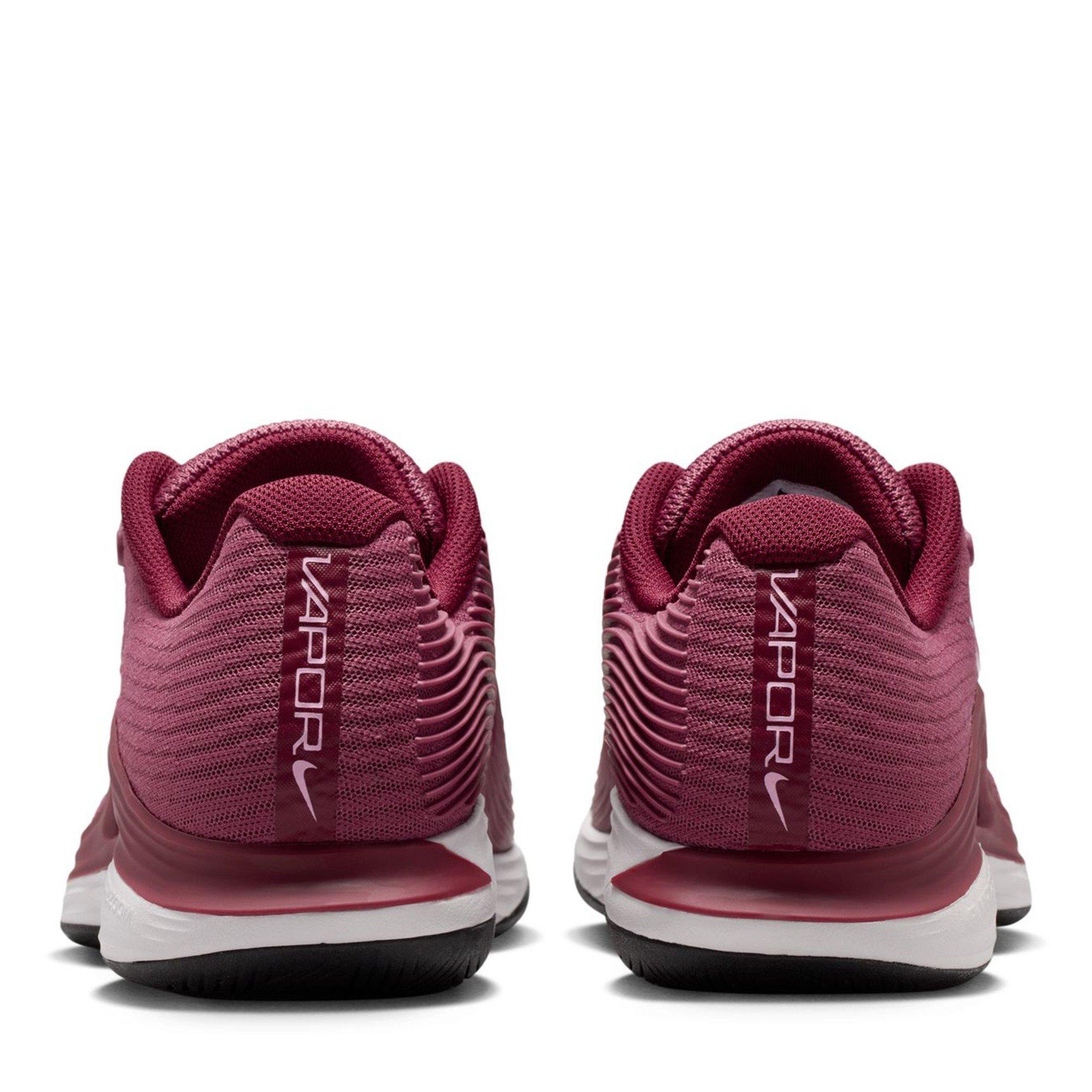 Pink Smk/White - Nike - Nike Vapor 12 Hard Court Tennis Shoes Womens - 5