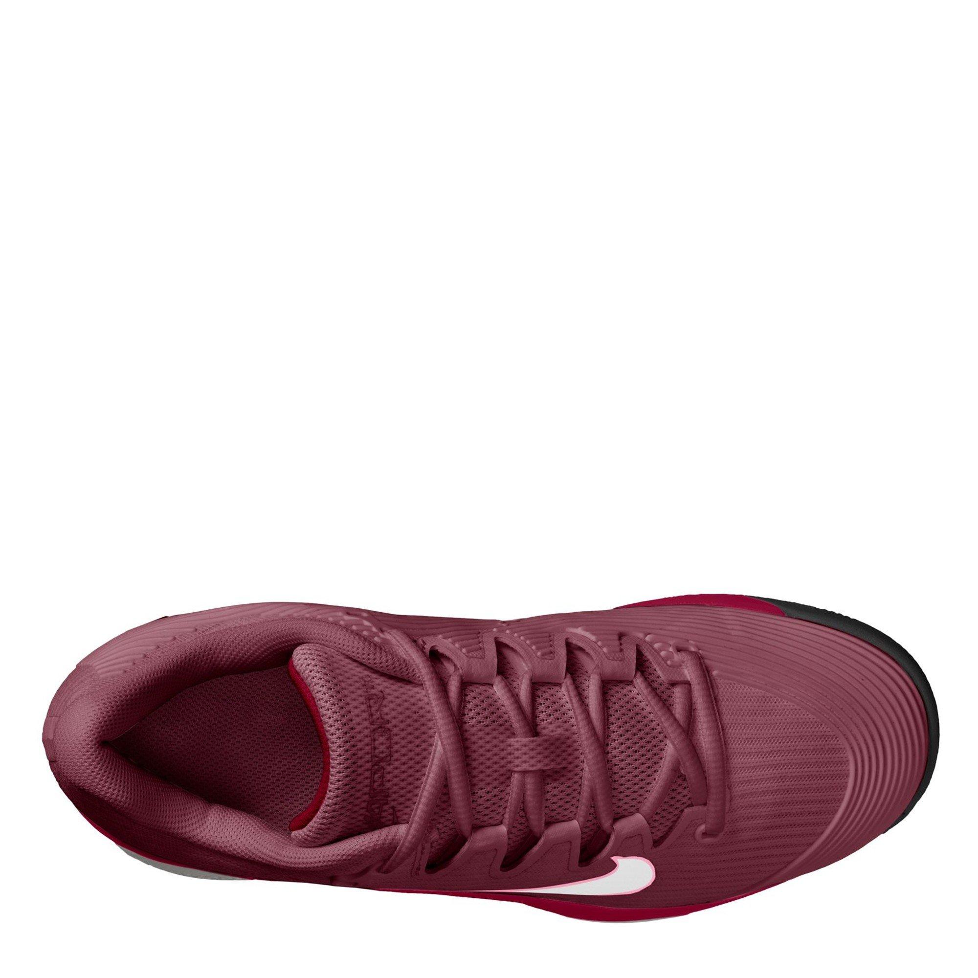 Pink Smk/White - Nike - Nike Vapor 12 Hard Court Tennis Shoes Womens - 9