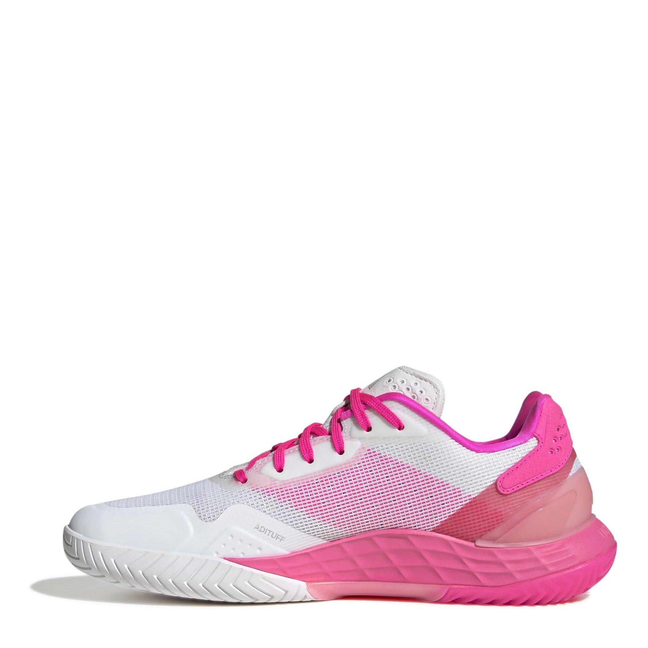 Weiß/Rosa - adidas - Defiant Speed 2 Tennis Shoes Womens - 2