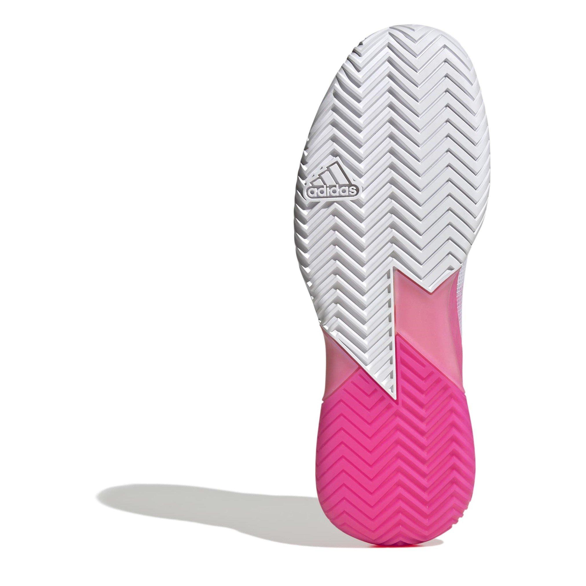 Weiß/Rosa - adidas - Defiant Speed 2 Tennis Shoes Womens - 6