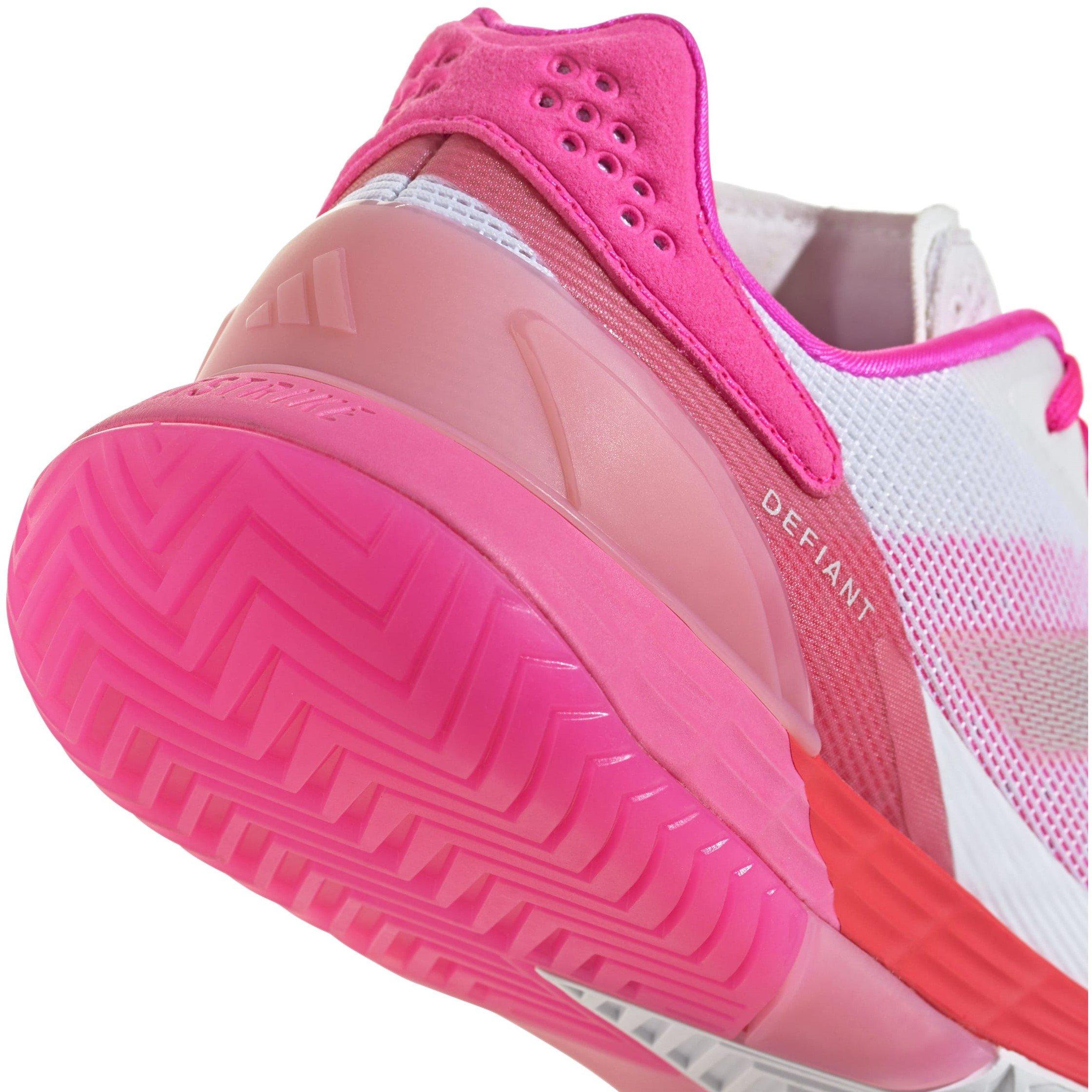 Weiß/Rosa - adidas - Defiant Speed 2 Tennis Shoes Womens - 7