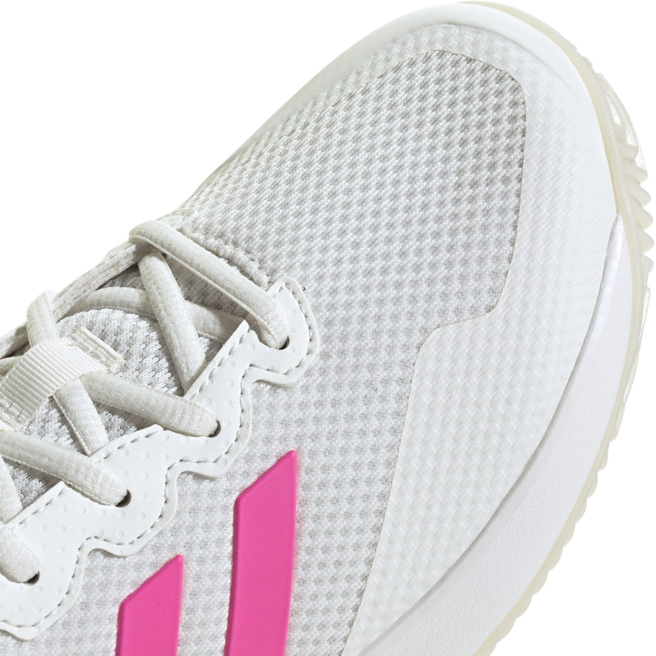 White/Pink/CBlk - adidas - GameCourt 2.0 Womens Shoes - 7