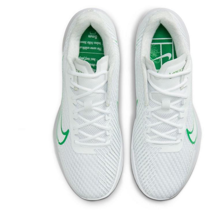 Blanc/Vert Kelly - Nike - Zoom Vapor 11 Women's Hard Court Tennis Shoes - 6
