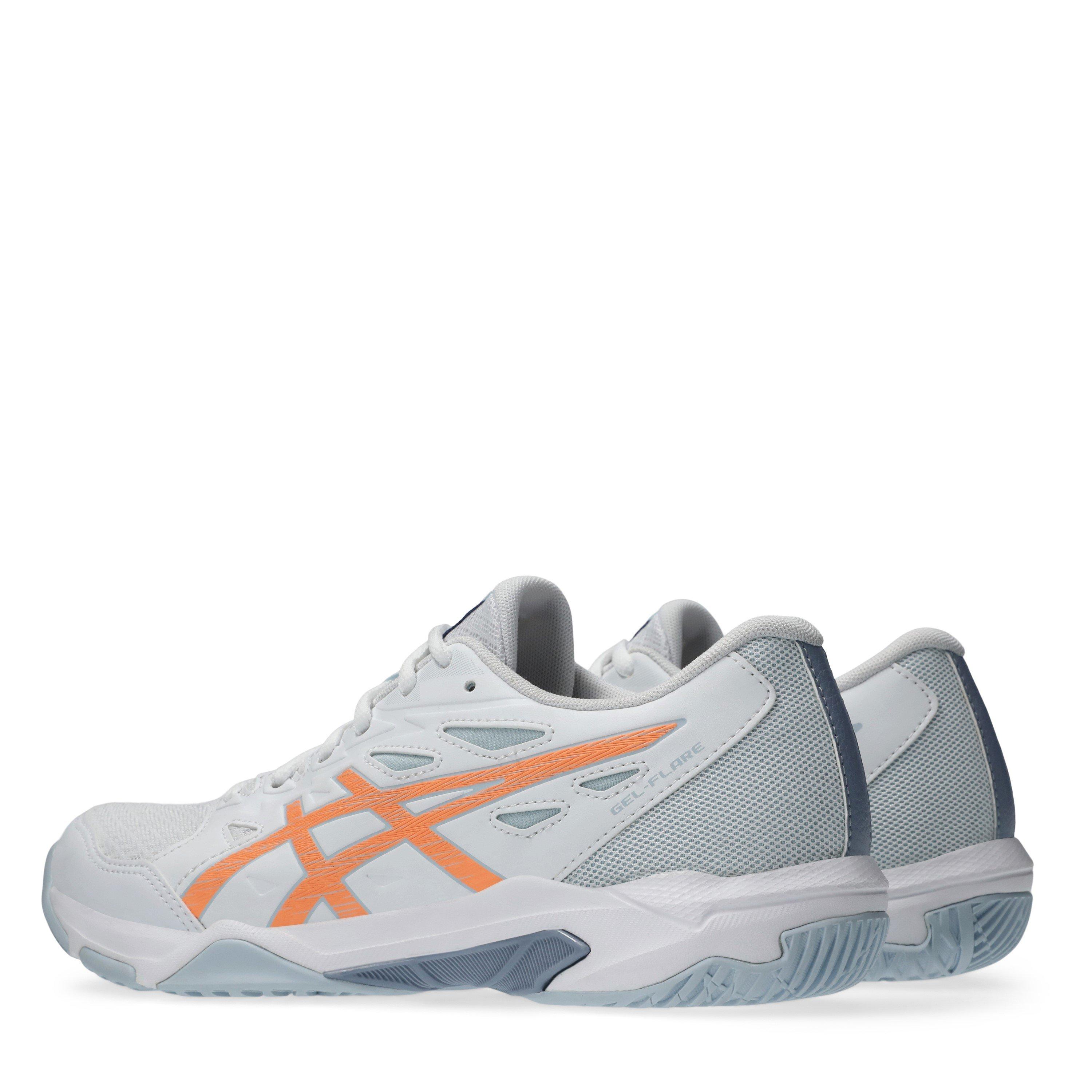 WHITE/SUNSTONE - Asics - Gel-Flare Womens Badminton Shoes - 5