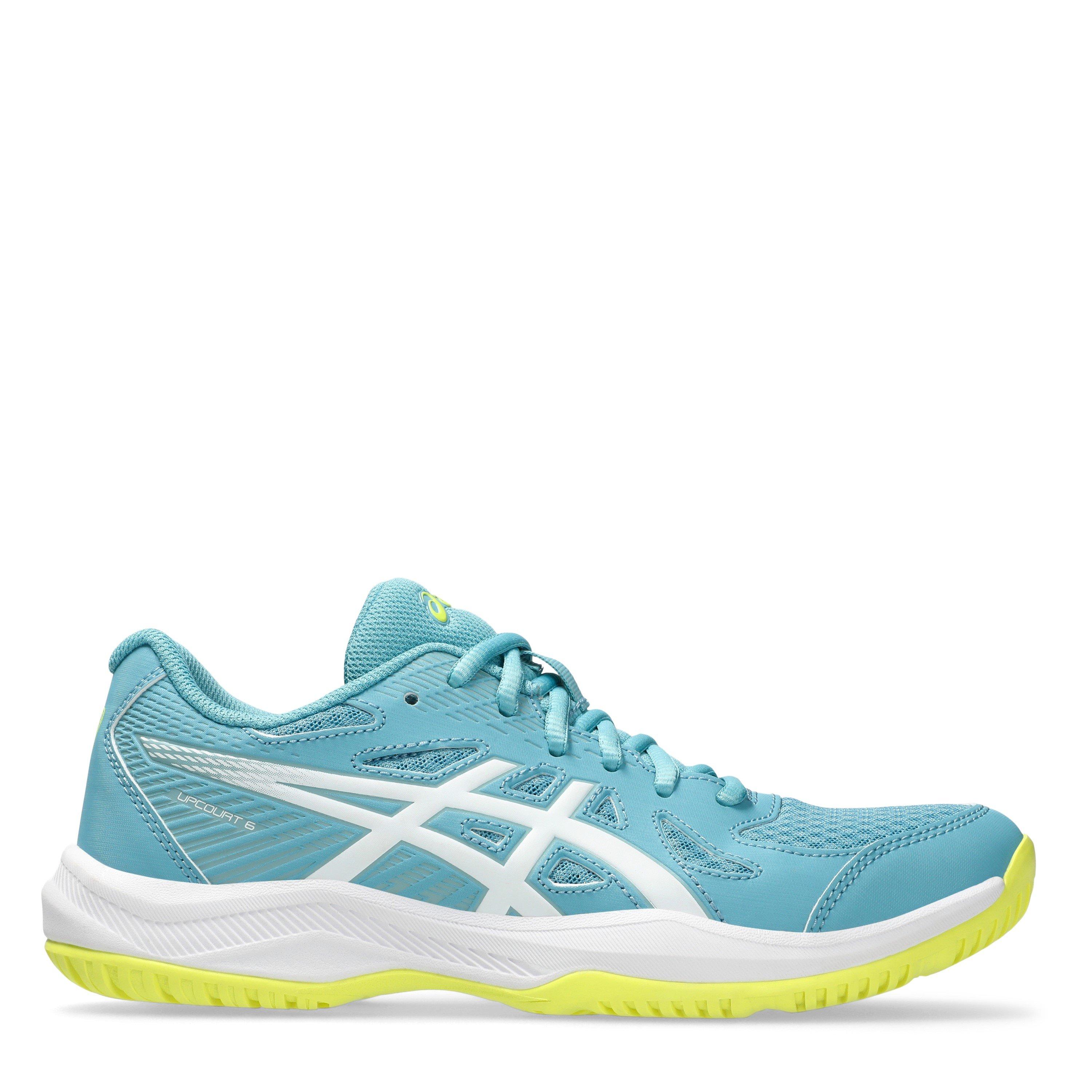 STILWATER/WHITE - Asics - Upcourt 6 Womens Badminton Shoes - 1