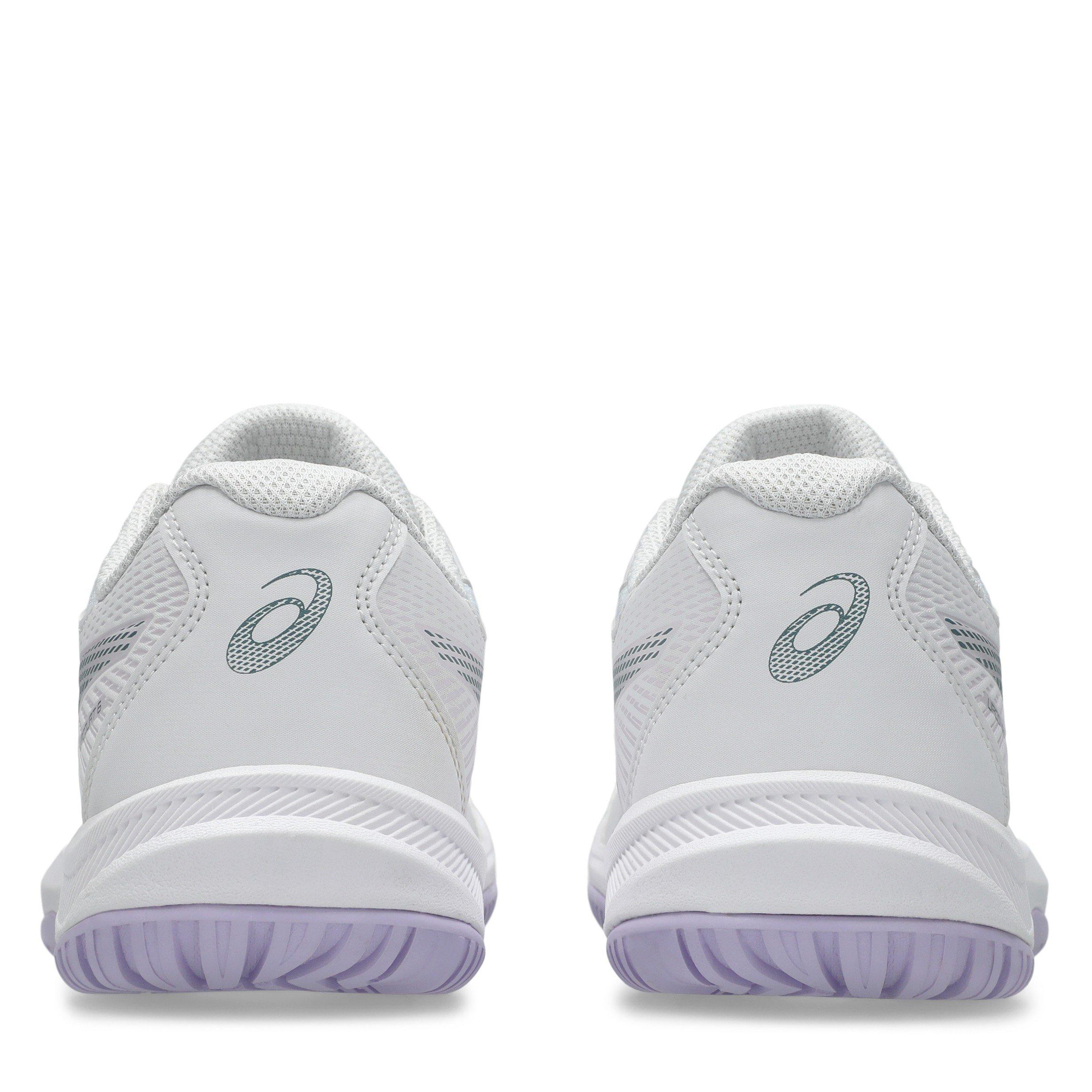 Wht/Foggy Teal - Asics - Upcourt 6 Womens Badminton Shoes - 7