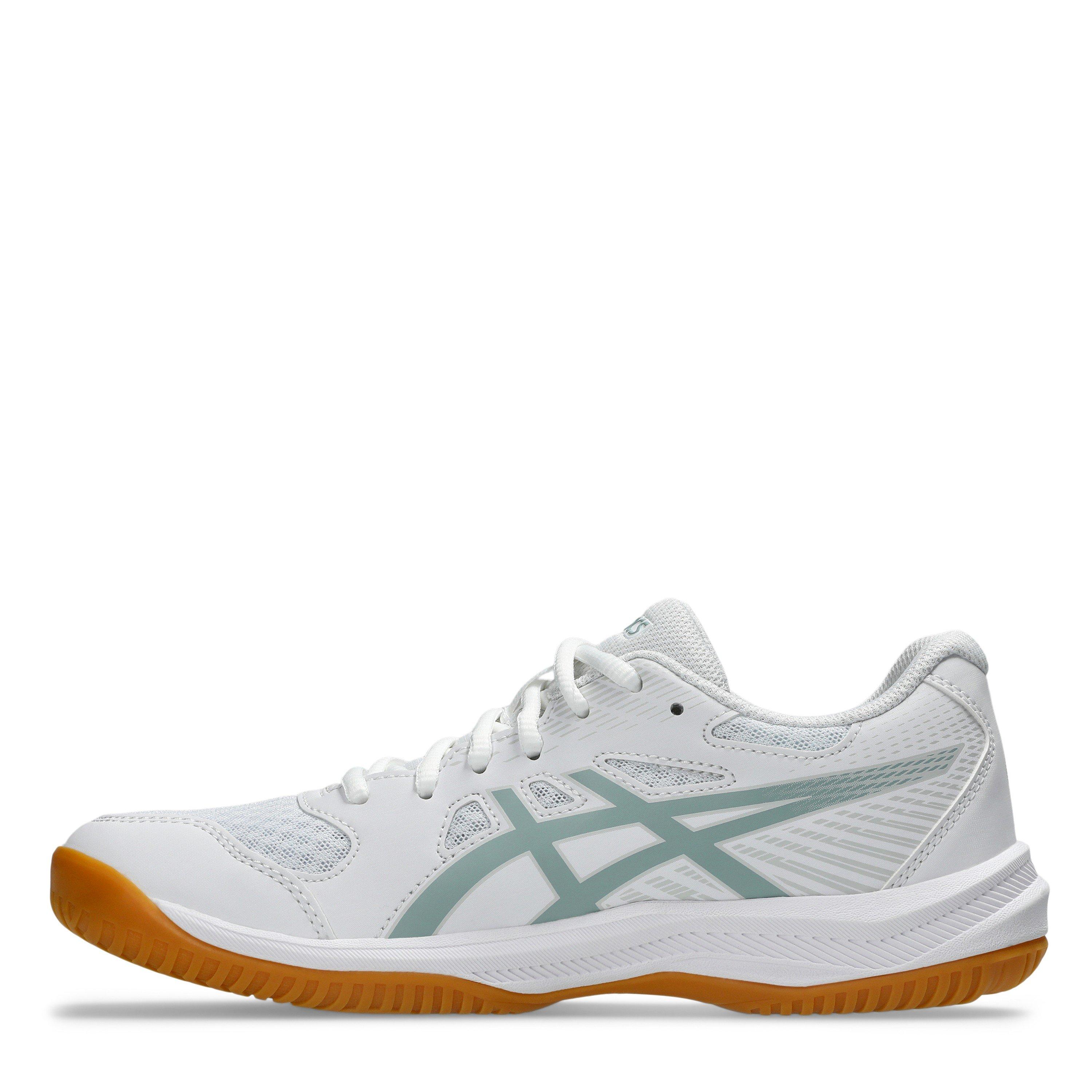 Wht/Ocean Haze - Asics - Upcourt 6 Womens Badminton Shoes - 2