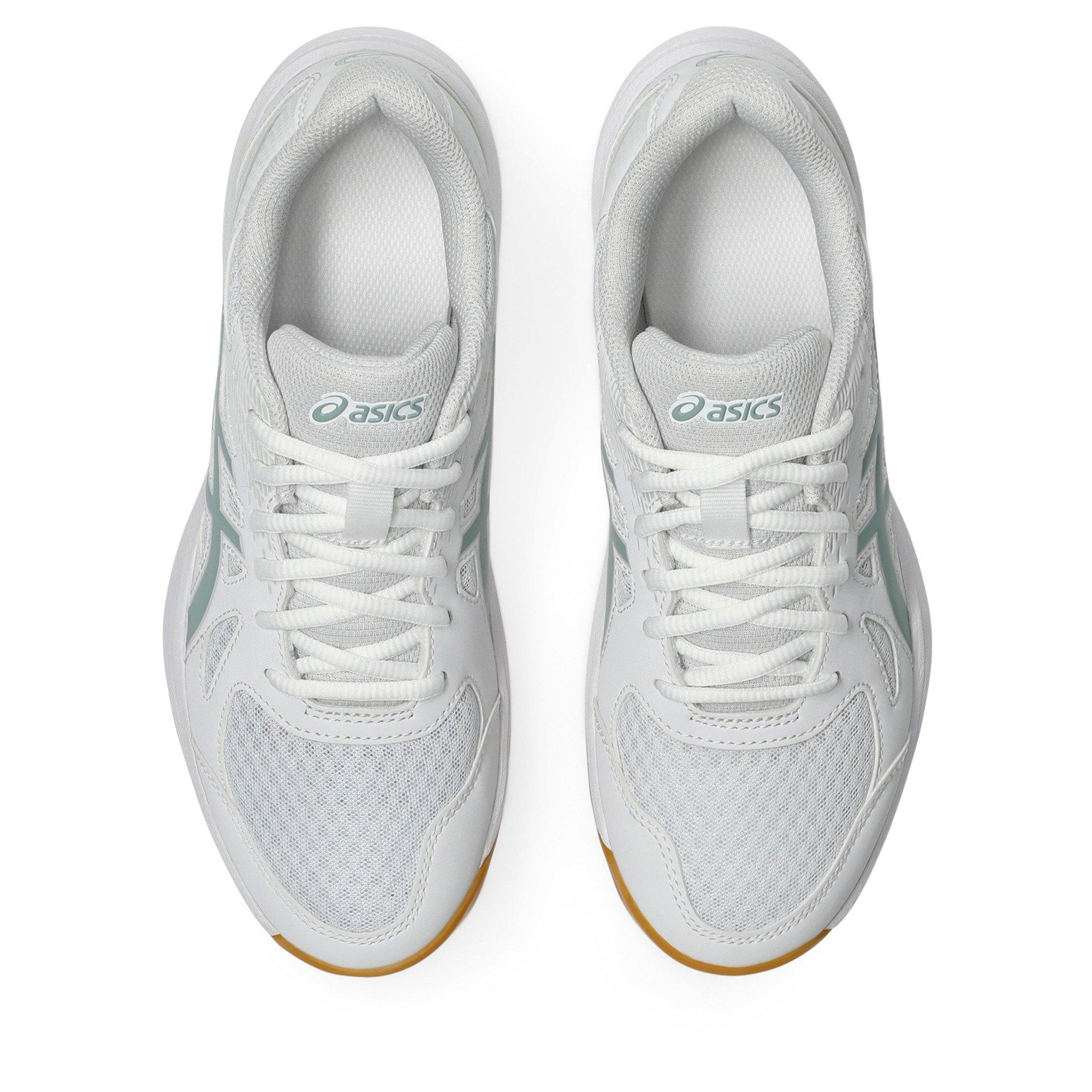 Wht/Ocean Haze - Asics - Upcourt 6 Womens Badminton Shoes - 6