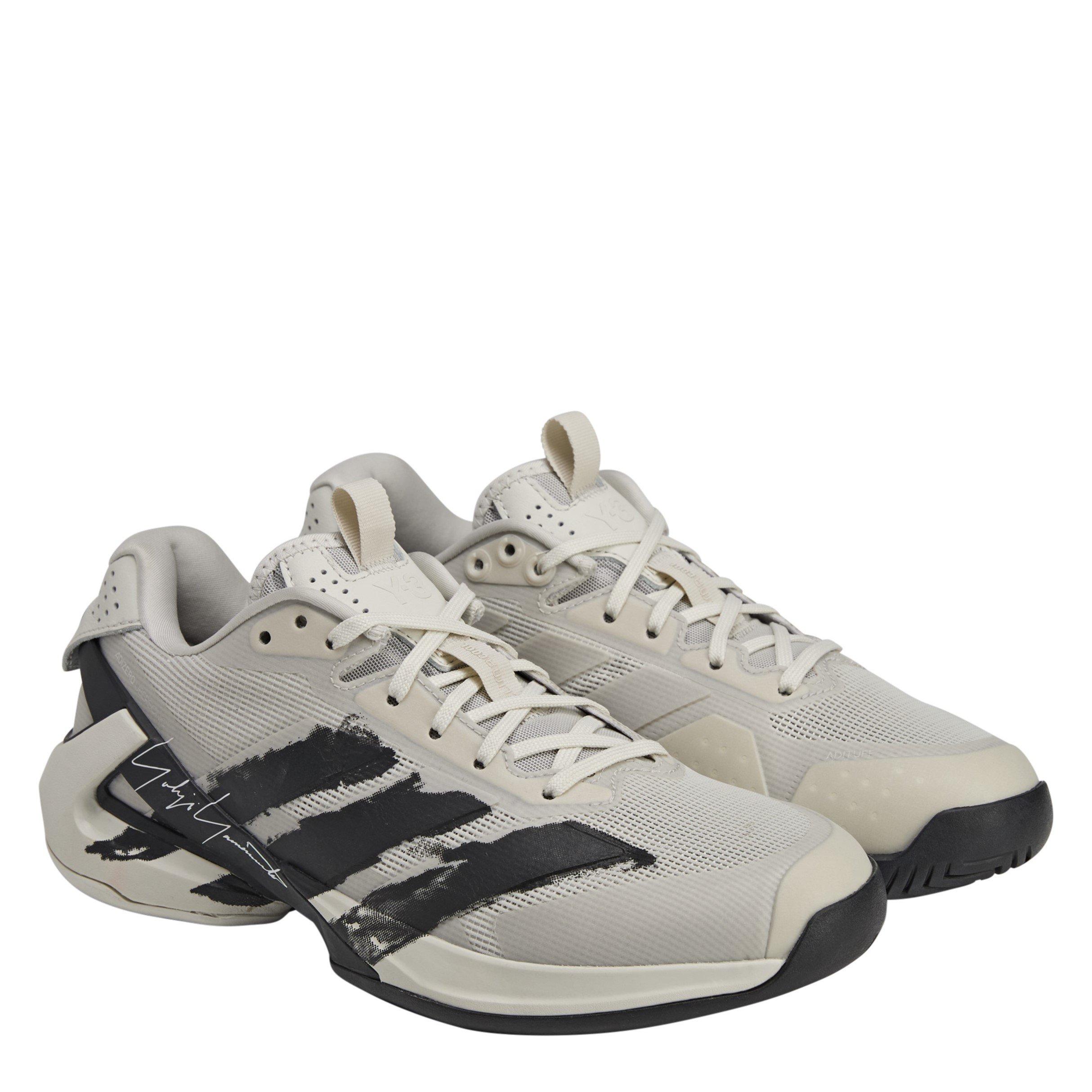 Orb Grey - Y3 - Adizero Ubersonic 5 Tennis Shoes - 3