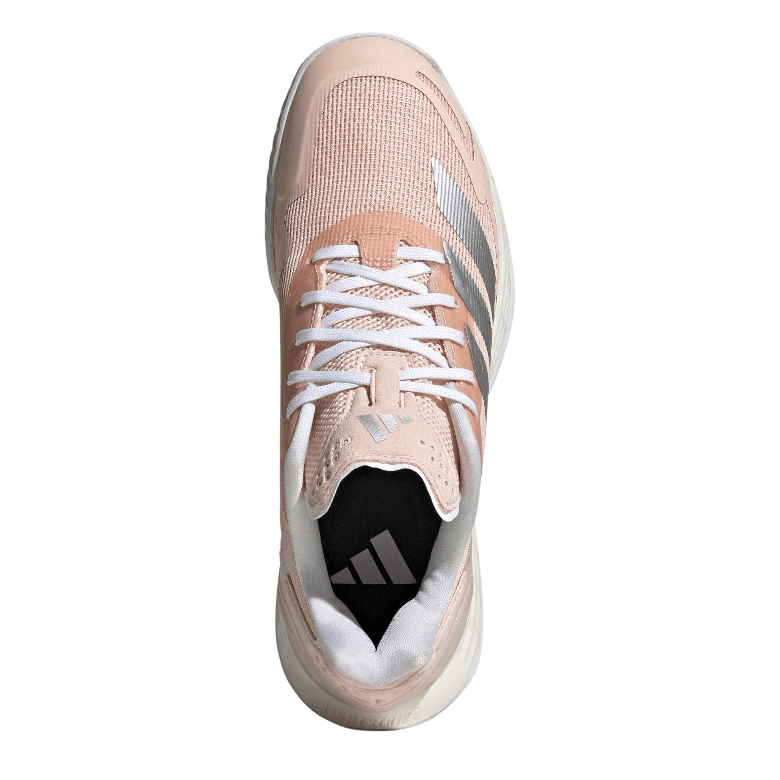 Pink/Met/White - adidas - Women's Tennis Shoes - 5