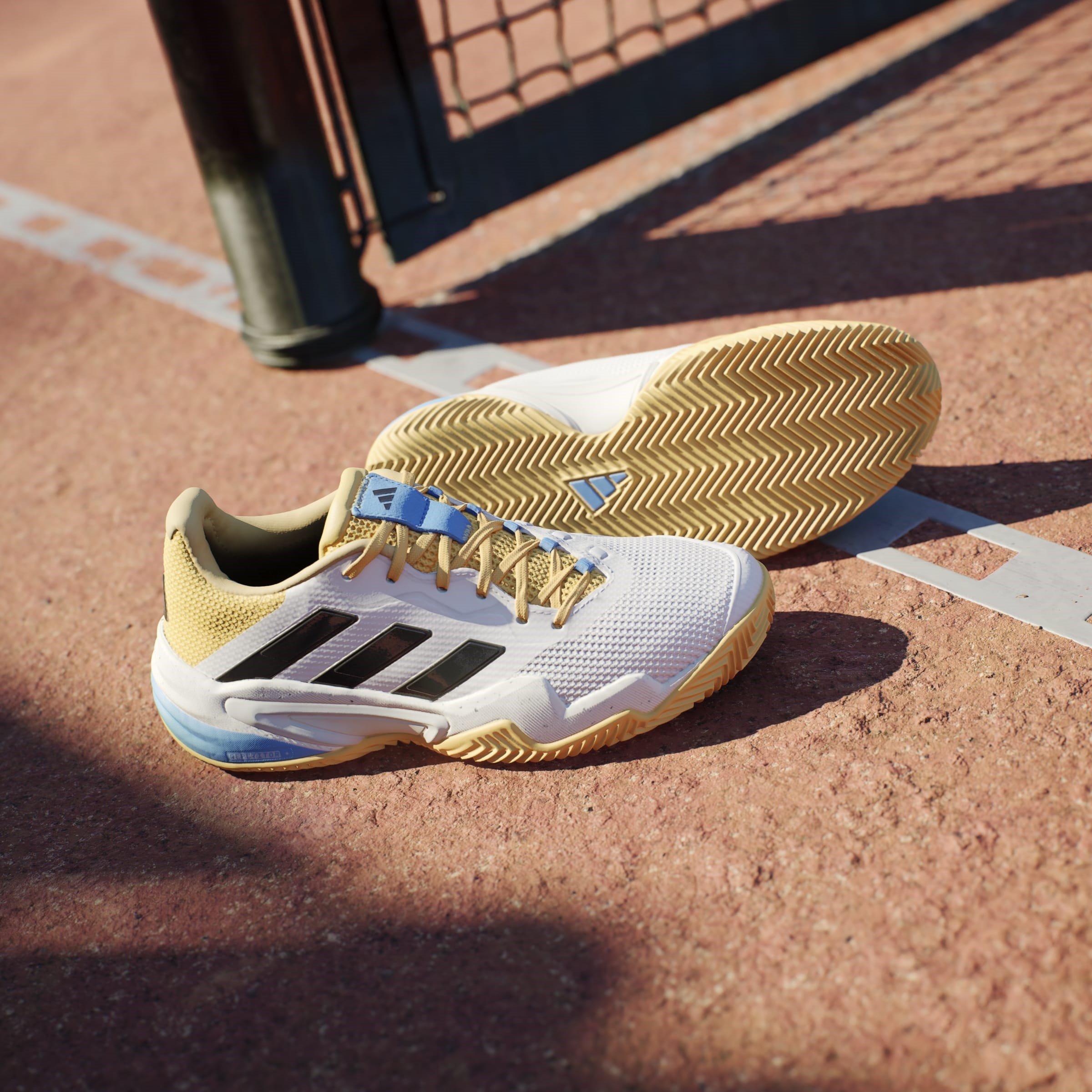 Ftwwht/Cblack/S - adidas - Barricade 13 Clay Tennis Shoes Womens - 15