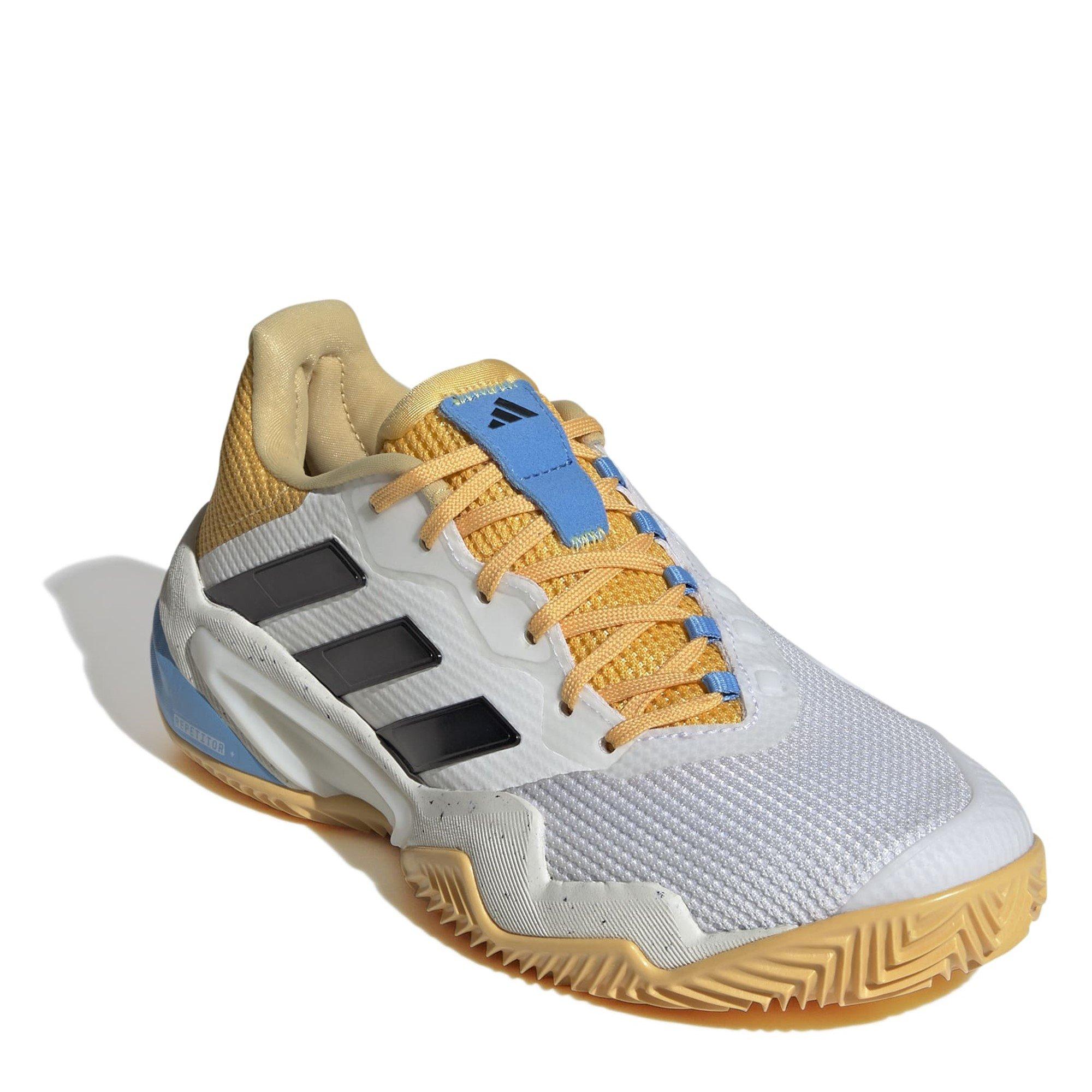 Ftwwht/Cblack/S - adidas - Barricade 13 Clay Tennis Shoes Womens - 3
