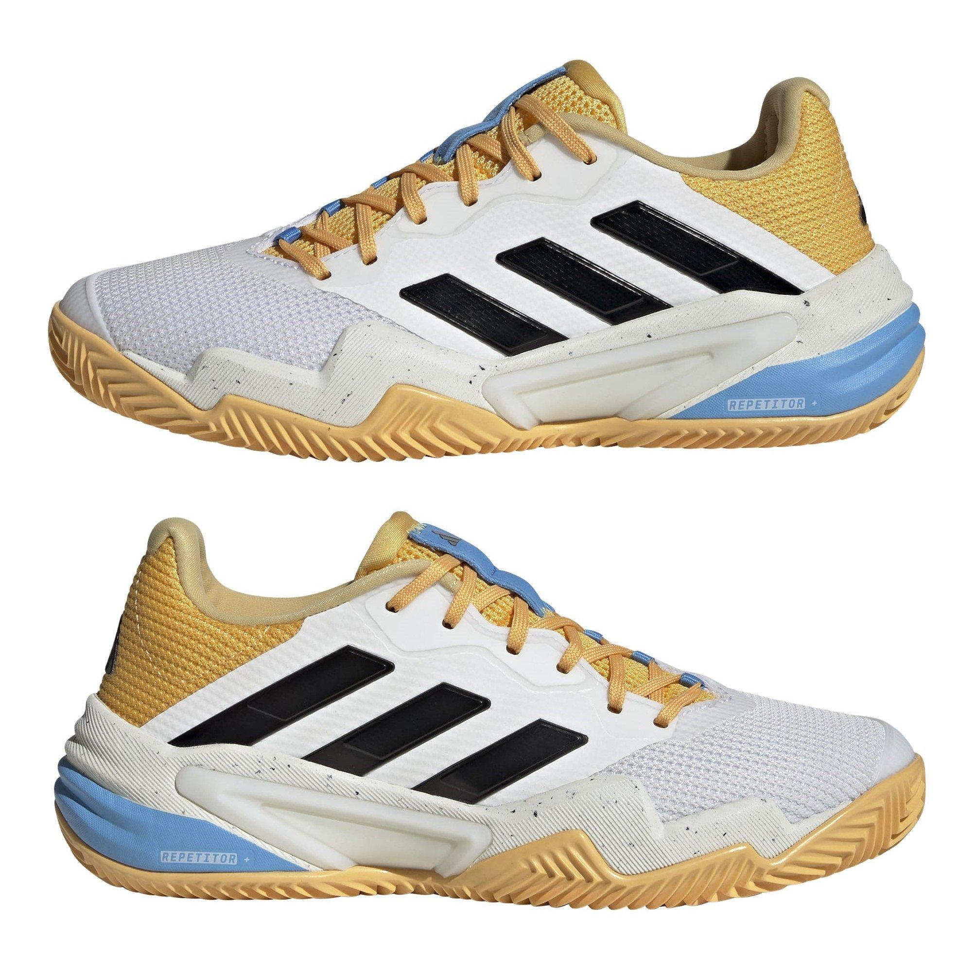 Ftwwht/Cblack/S - adidas - Barricade 13 Clay Tennis Shoes Womens - 9