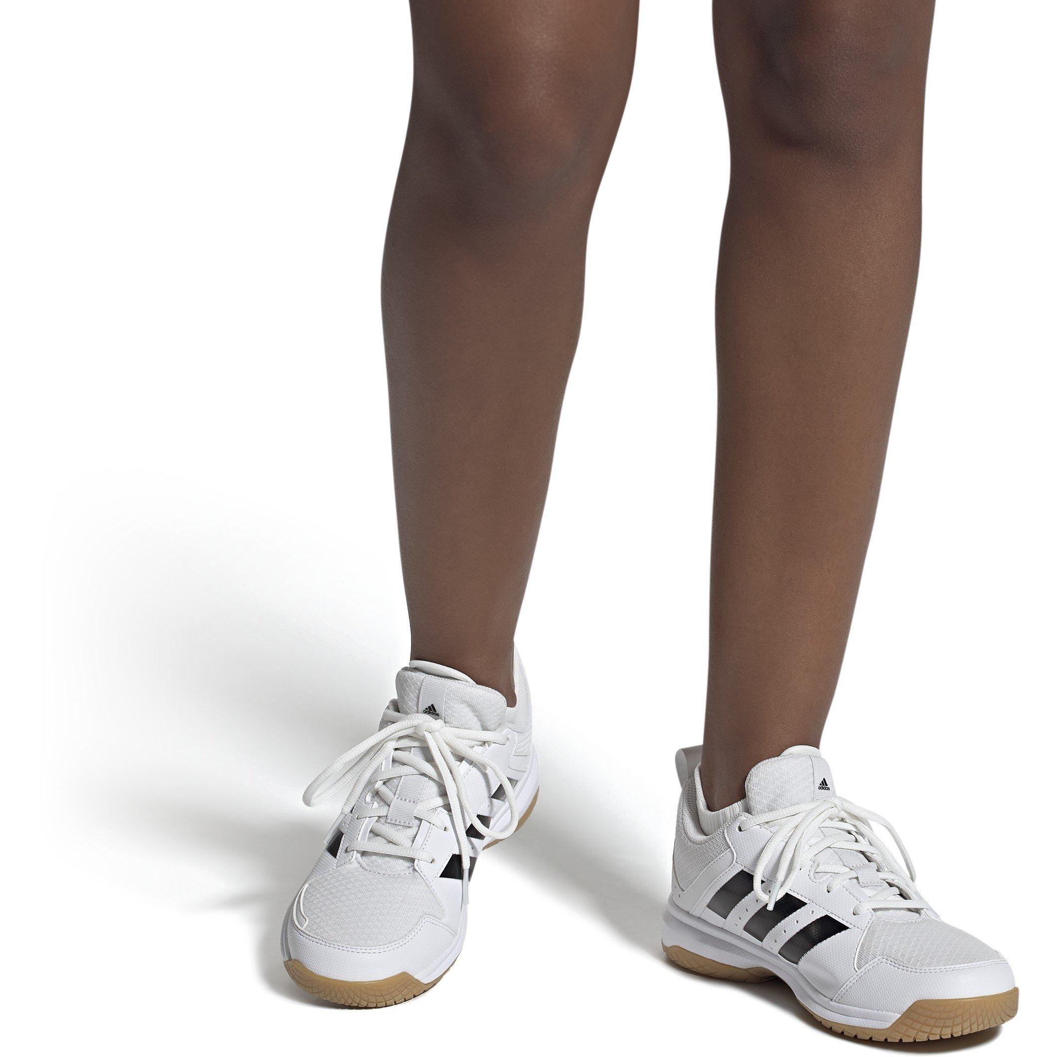 Blanco/Negro - adidas - Ligra Womens Volleyball Shoes - 11