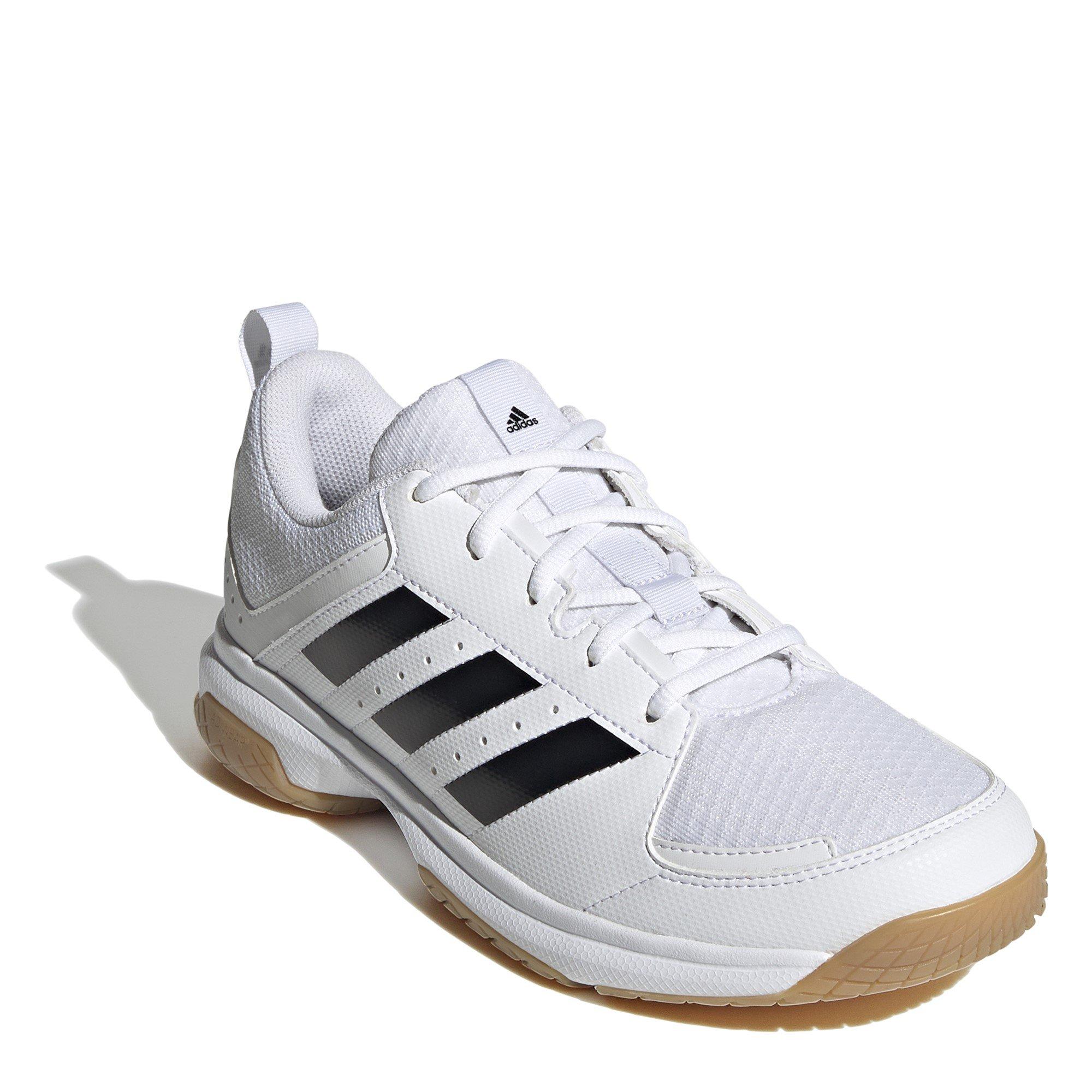 Blanco/Negro - adidas - Ligra Womens Volleyball Shoes - 3