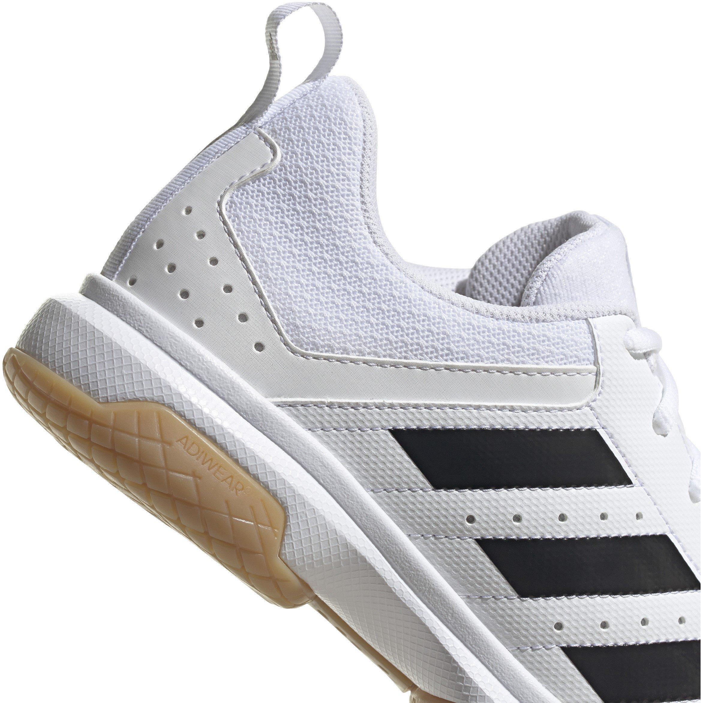 Blanco/Negro - adidas - Ligra Womens Volleyball Shoes - 7