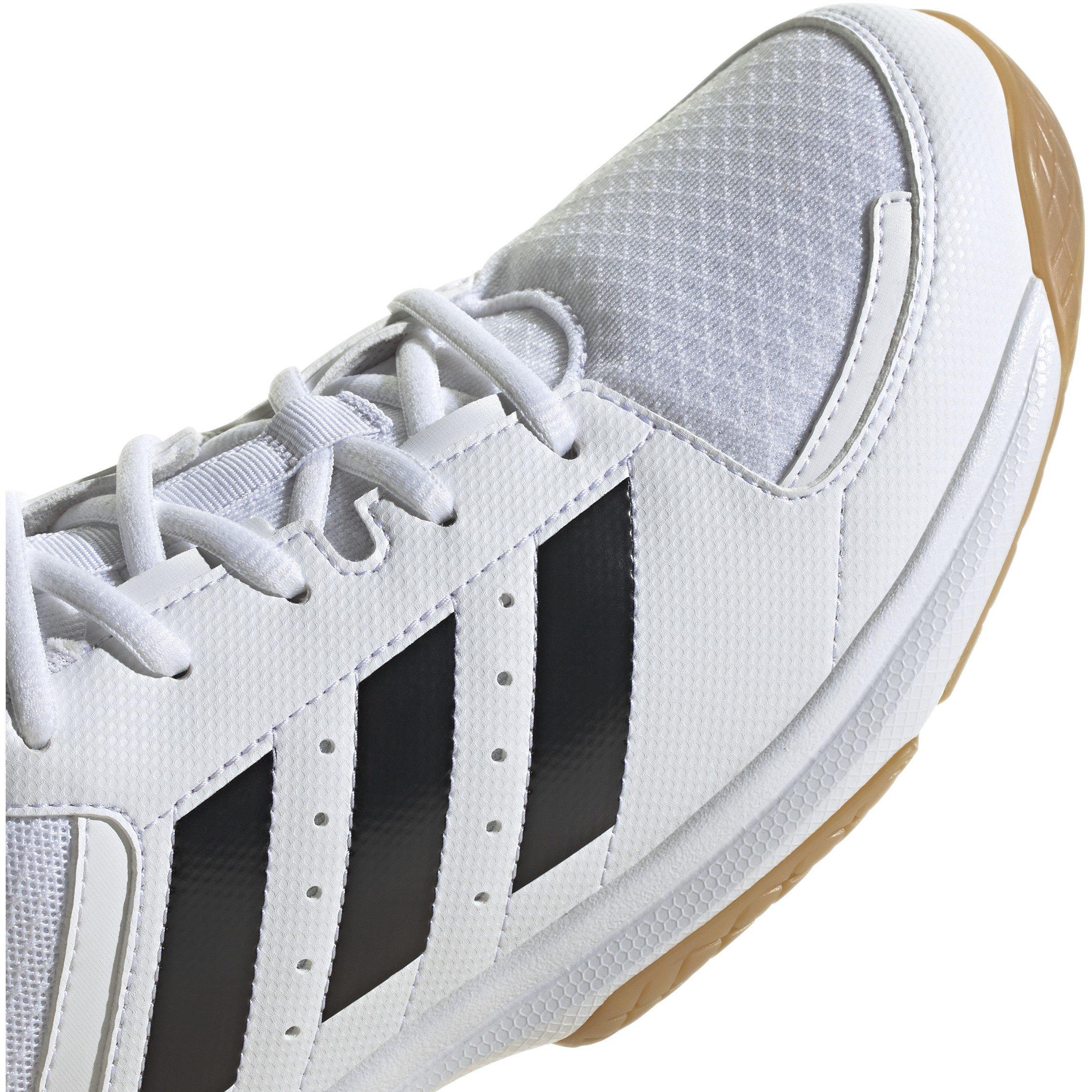 Blanco/Negro - adidas - Ligra Womens Volleyball Shoes - 9