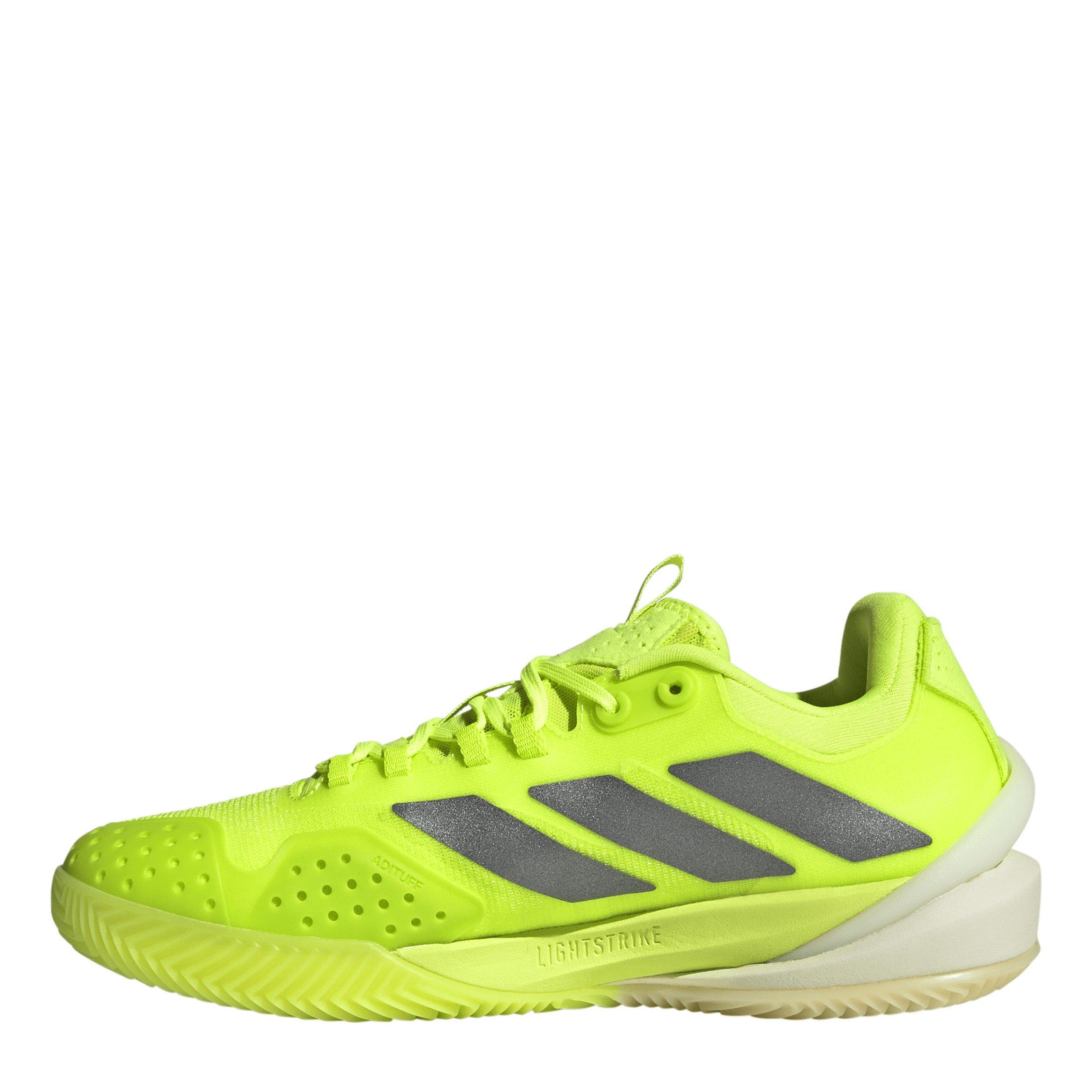 Lucid Lemon/Iro - adidas - Adizero Cybersonic Clay Lightweight Tennis Shoes - 2