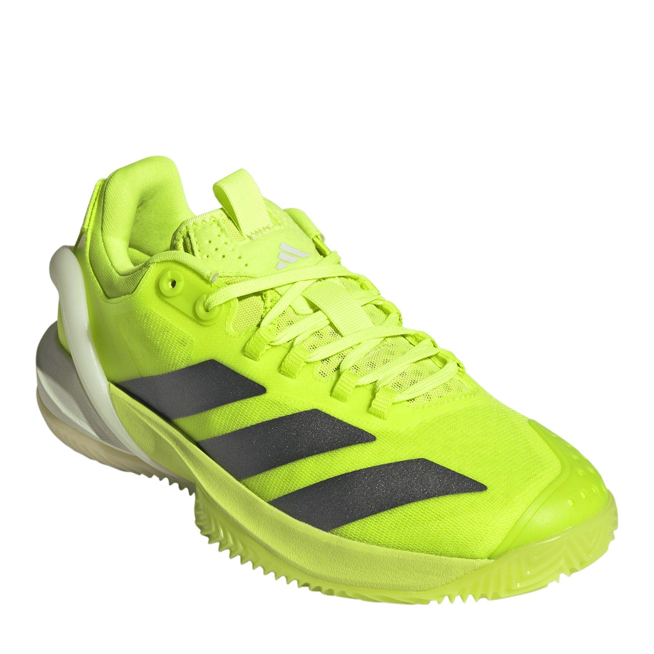 Lucid Lemon/Iro - adidas - Adizero Cybersonic Clay Lightweight Tennis Shoes - 3