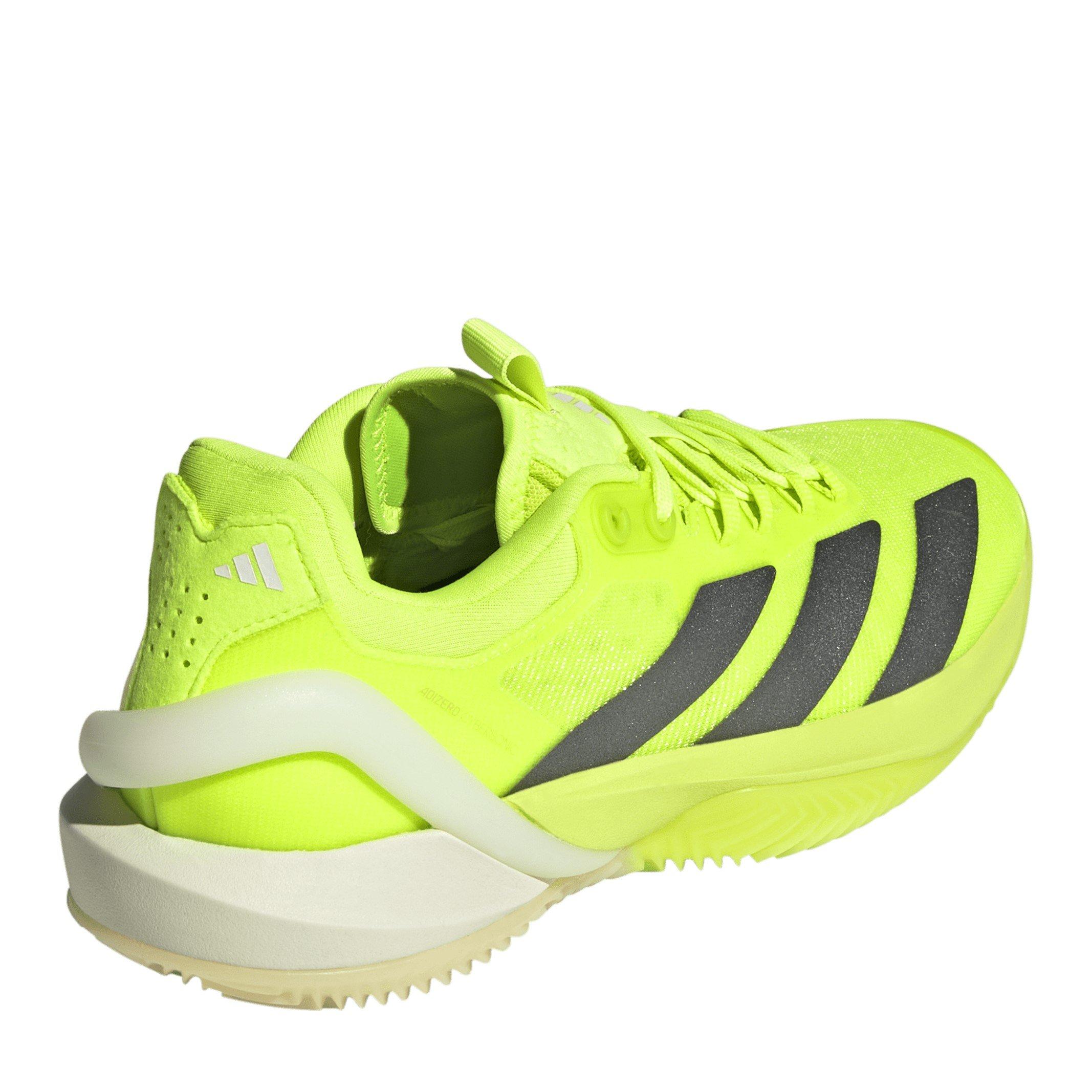 Lucid Lemon/Iro - adidas - Adizero Cybersonic Clay Lightweight Tennis Shoes - 4
