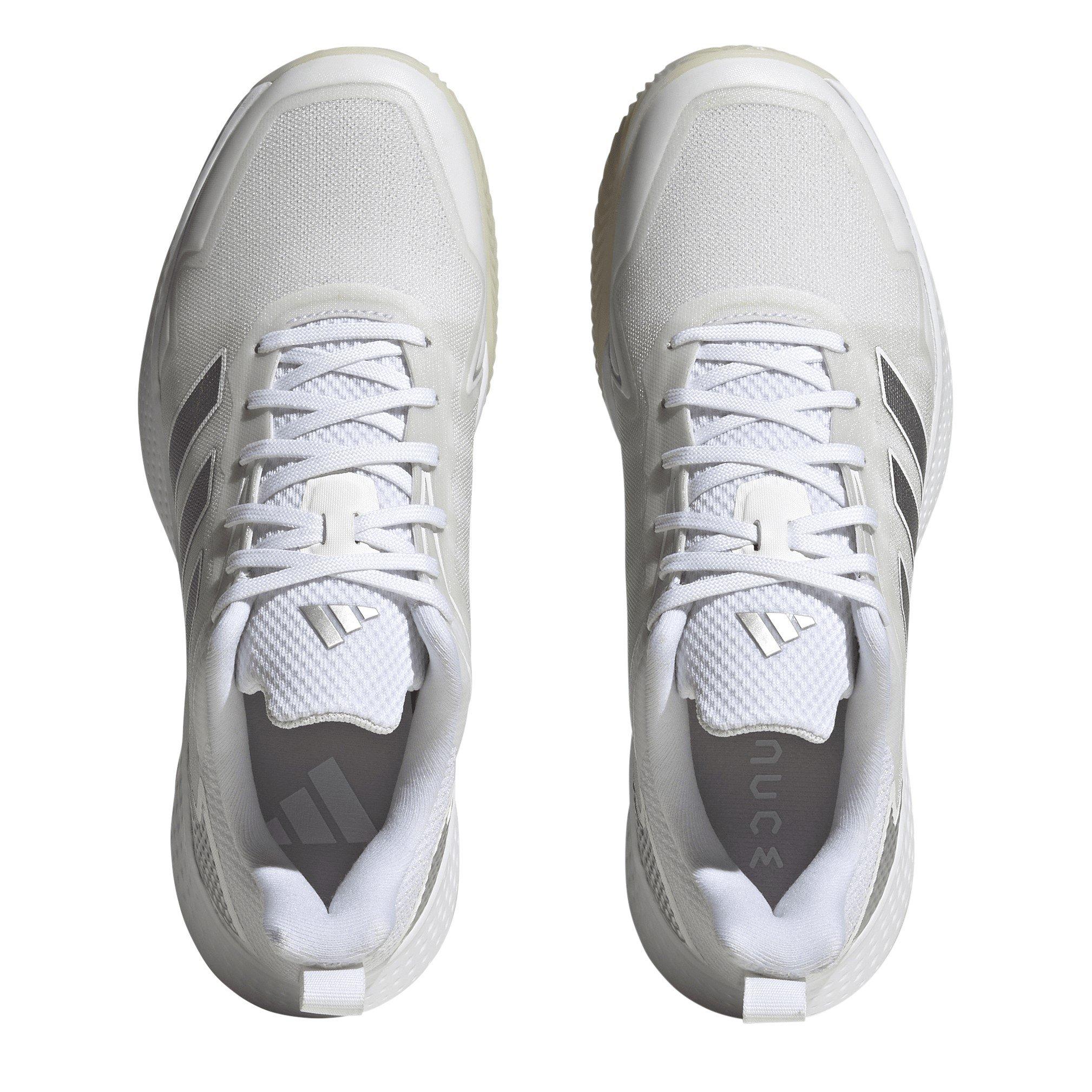White - adidas - Defiant Speed Clay Tennis Shoes Womens - 5
