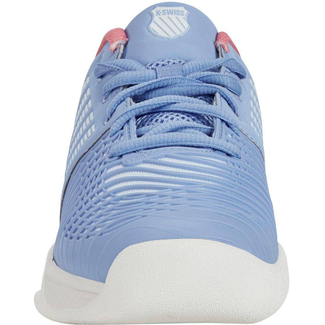 White/Strawbry - K-Swiss - Women's Express Light 3 HB Clay Court Lace Up Tennis Shoes - 2