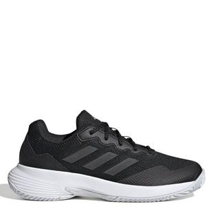 C.Black/Silver - adidas - Game Court 2.0 Womens Tennis Shoes - 1