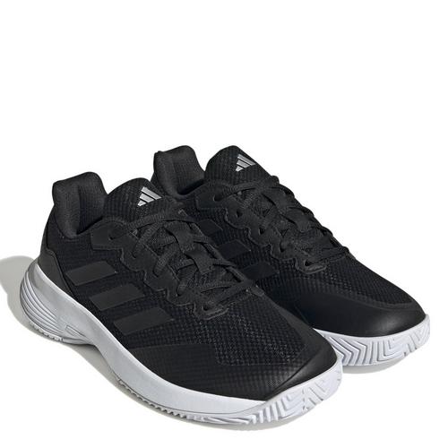 C.Black/Silver - adidas - Game Court 2.0 Womens Tennis Shoes - 5