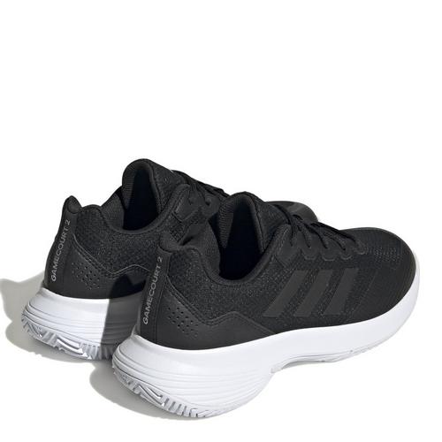 C.Black/Silver - adidas - Game Court 2.0 Womens Tennis Shoes - 6