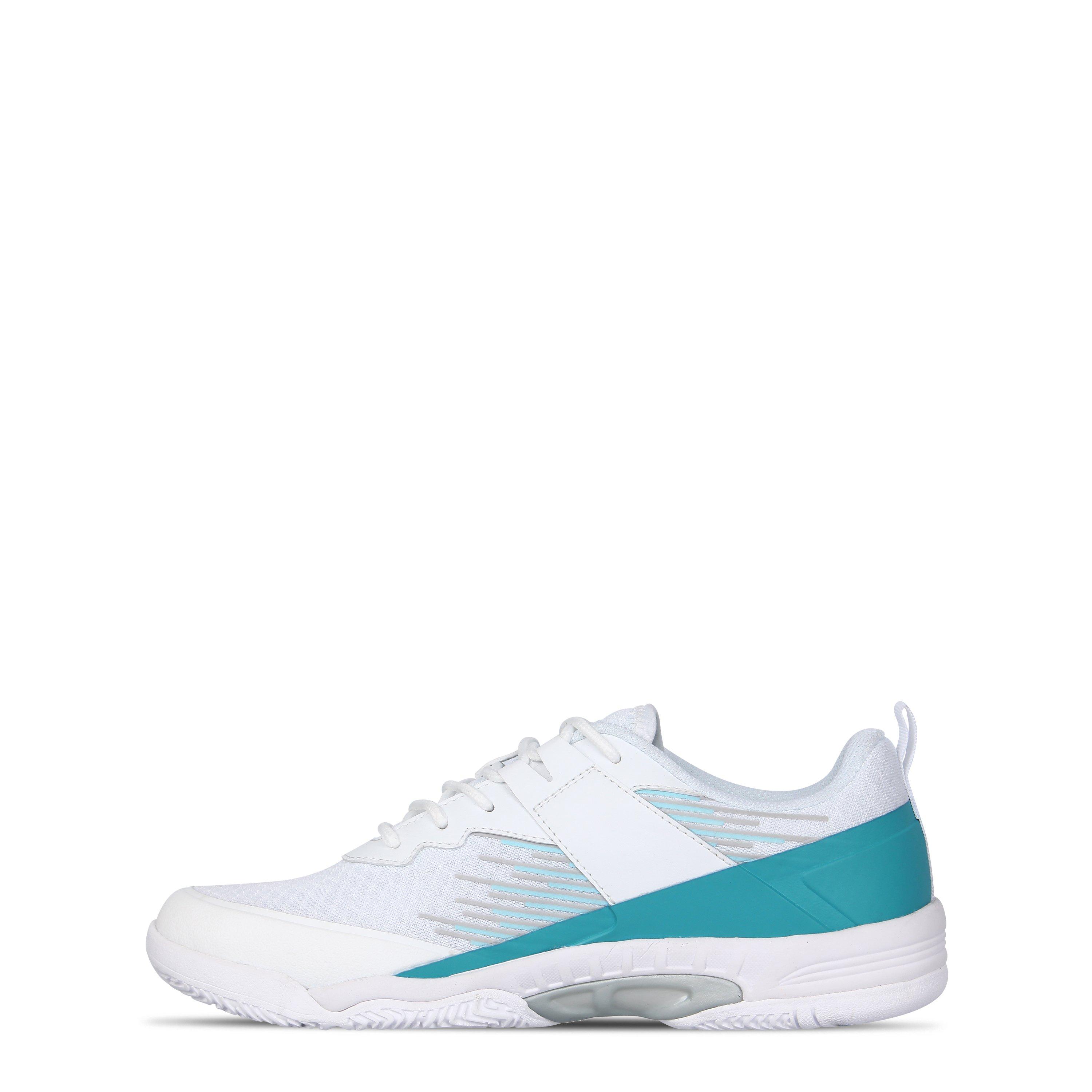 Wht/Aqua - Slazenger - Baseline Womens - 2