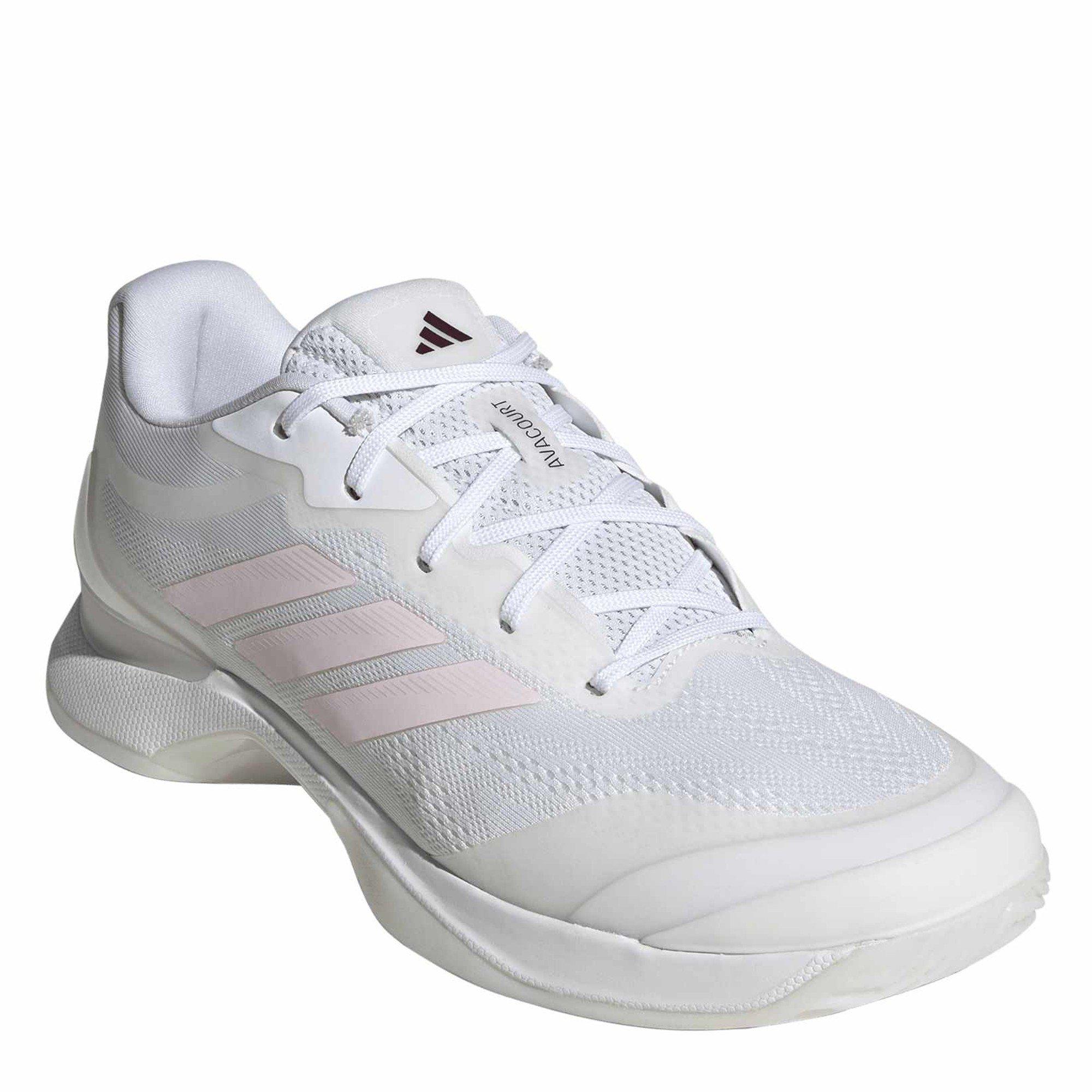 Wht/Pink - adidas - Women's AVacourt3 Tennis Shoes - 3