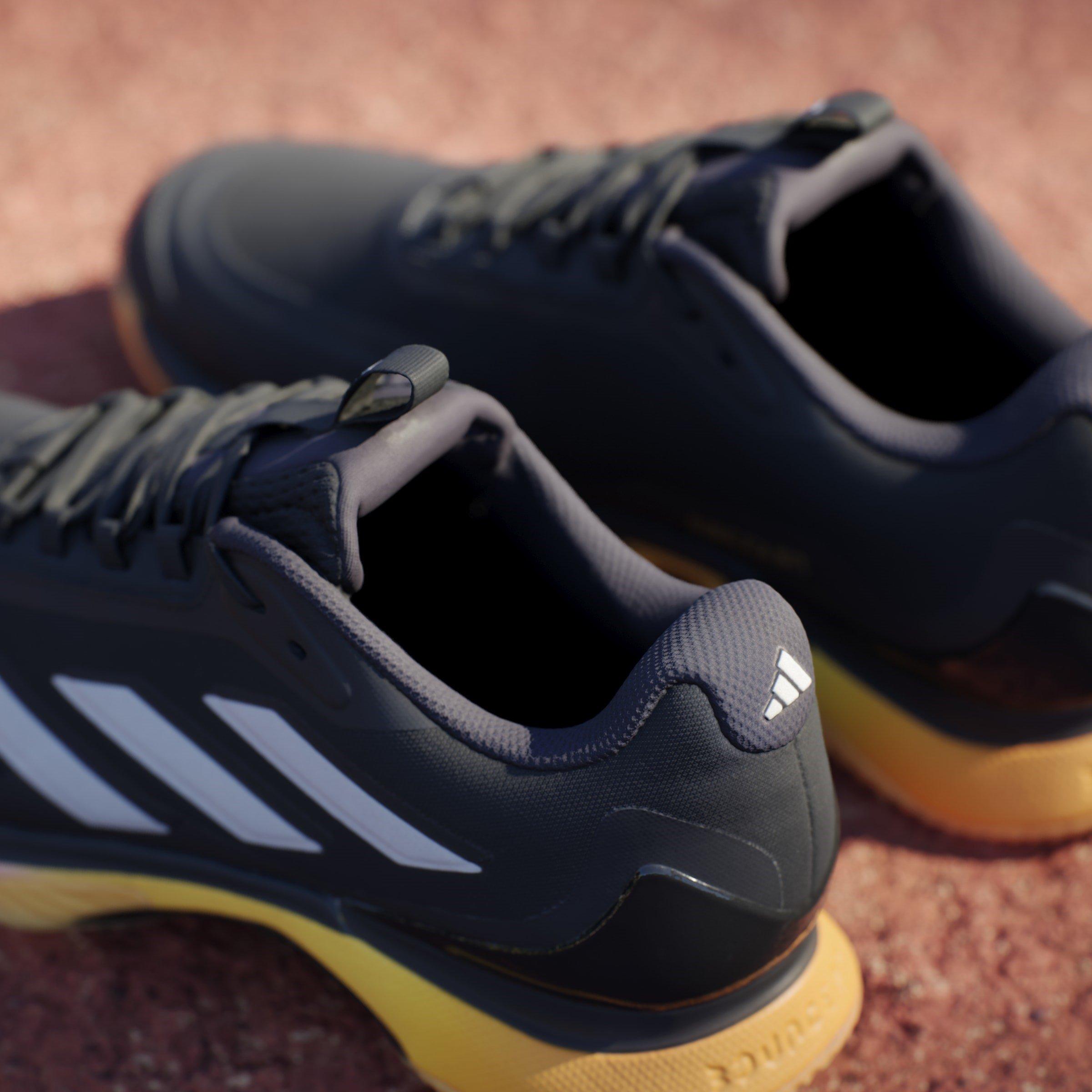 Blk/Metal/Spark - adidas - Avacourt 2 Clay Tennis Shoes Womens - 16