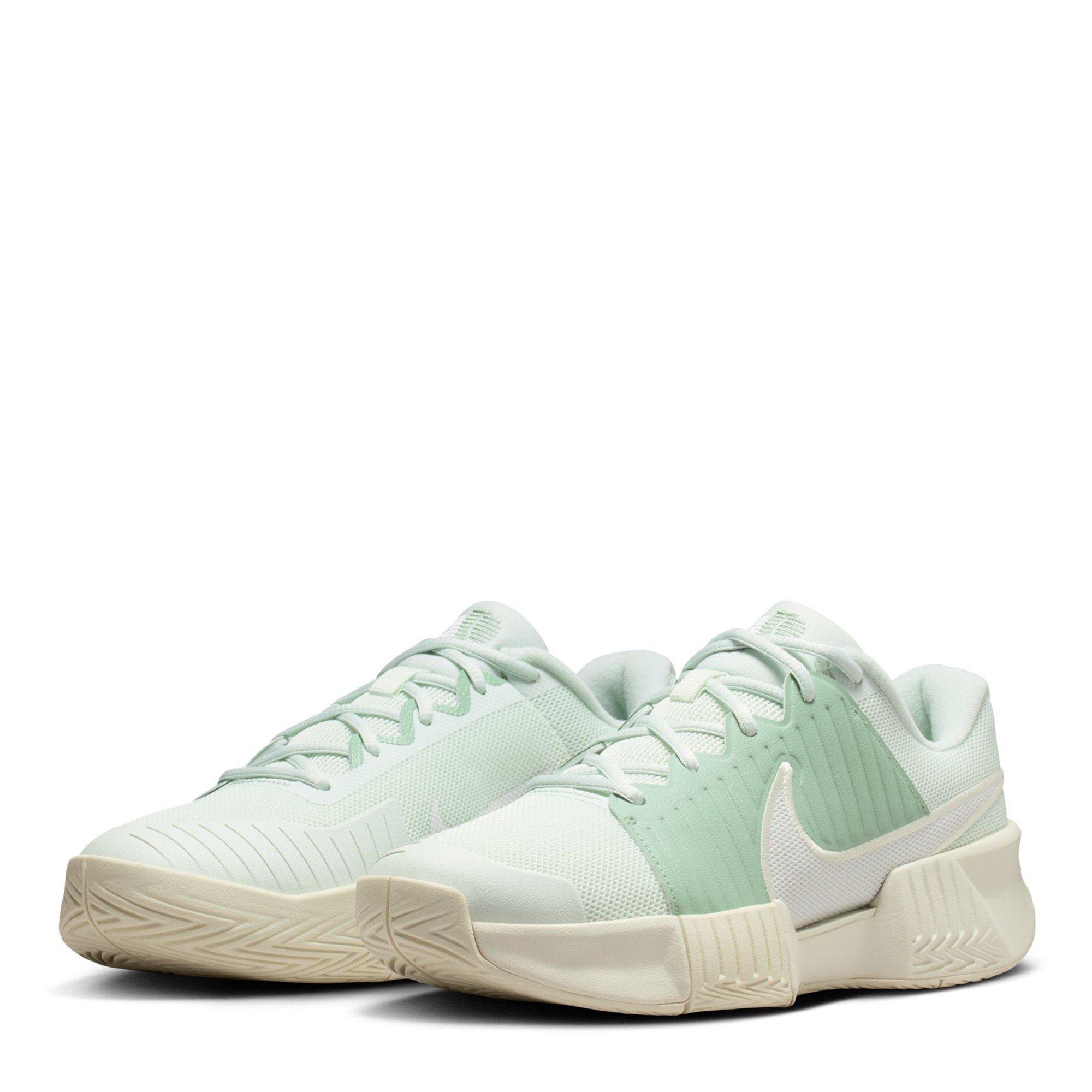 Steam/White - Nike - GP Challenge Pro Women's Hard Court Tennis Shoes - 4