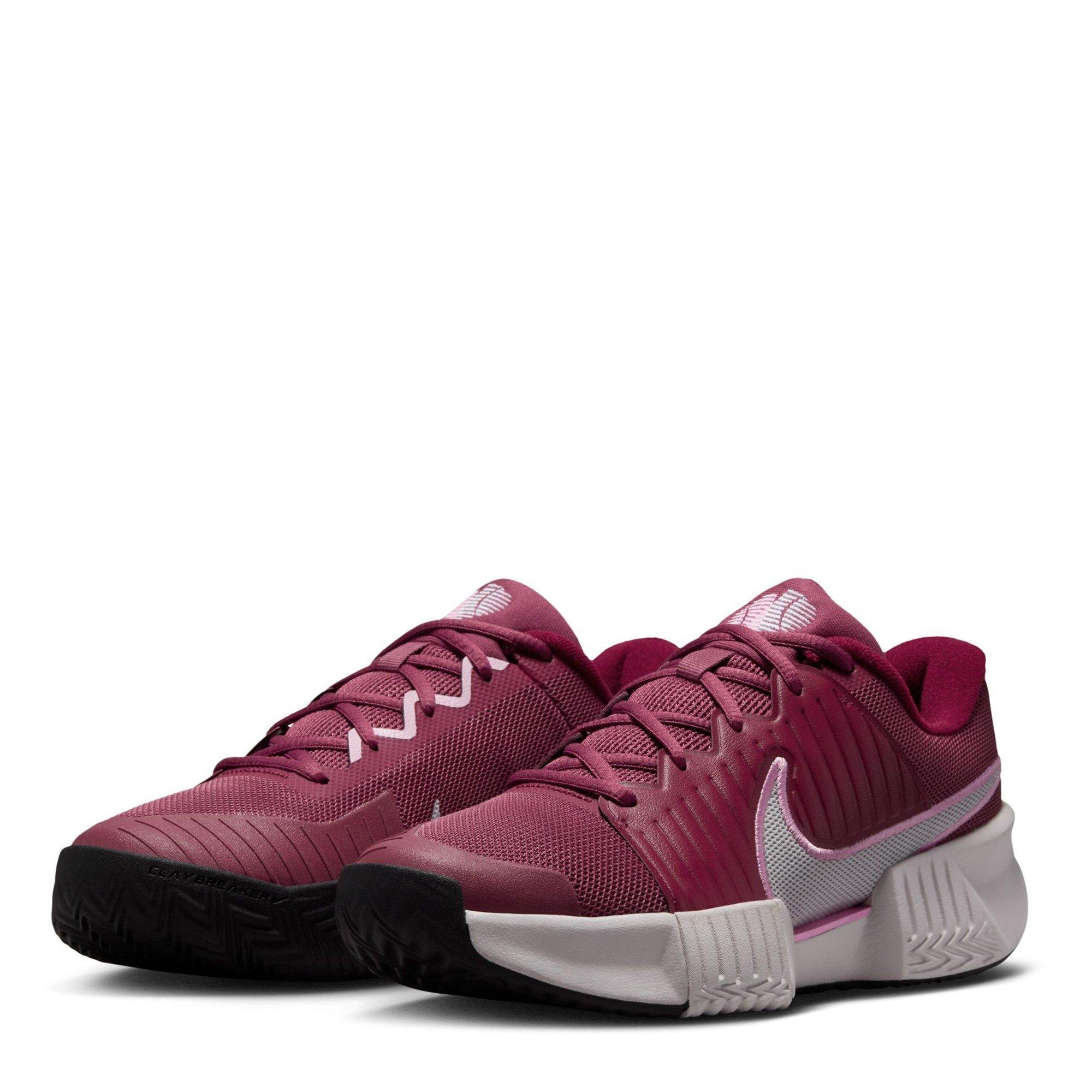 Pink Smk/White - Nike - GP Challenge Pro Women's Hard Court Tennis Shoes - 4